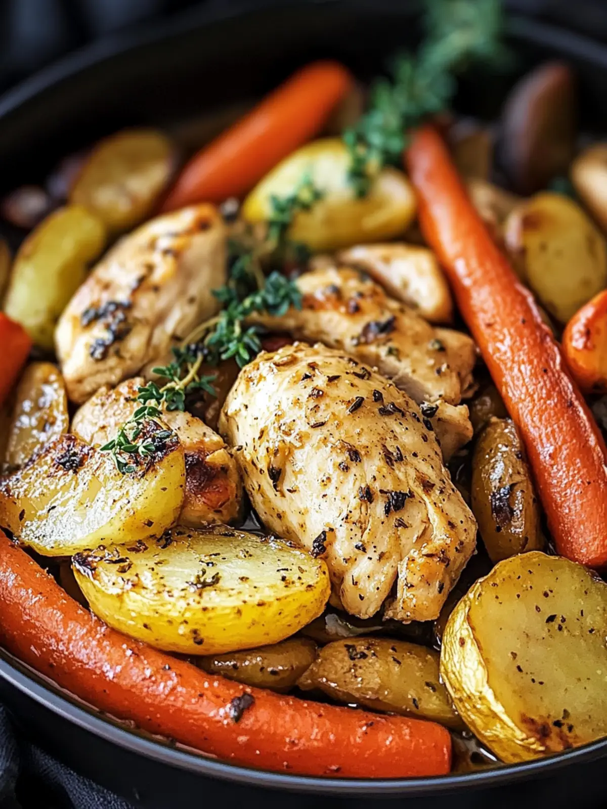 Garlic Butter Chicken and Veggies