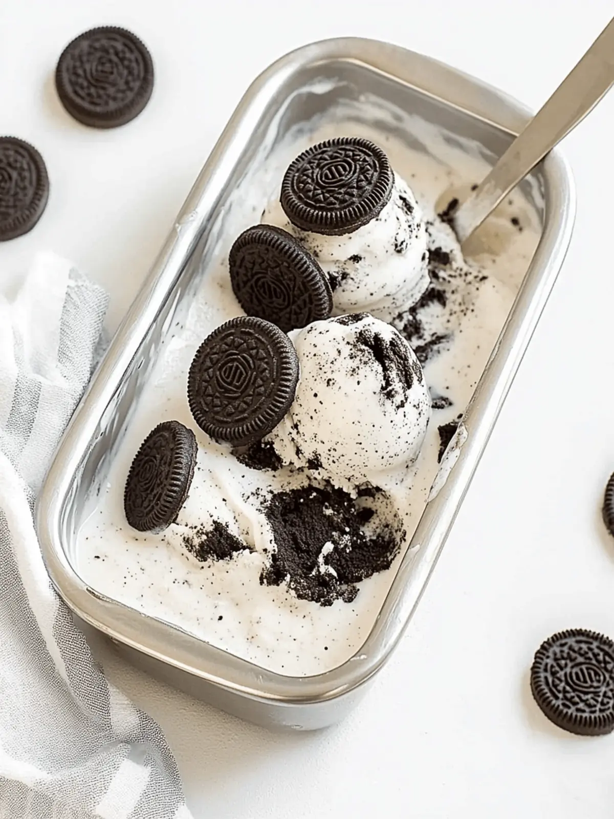 No-Churn Oreo Ice Cream: Your Easy At-Home Delight 4 Oreo Ice Cream