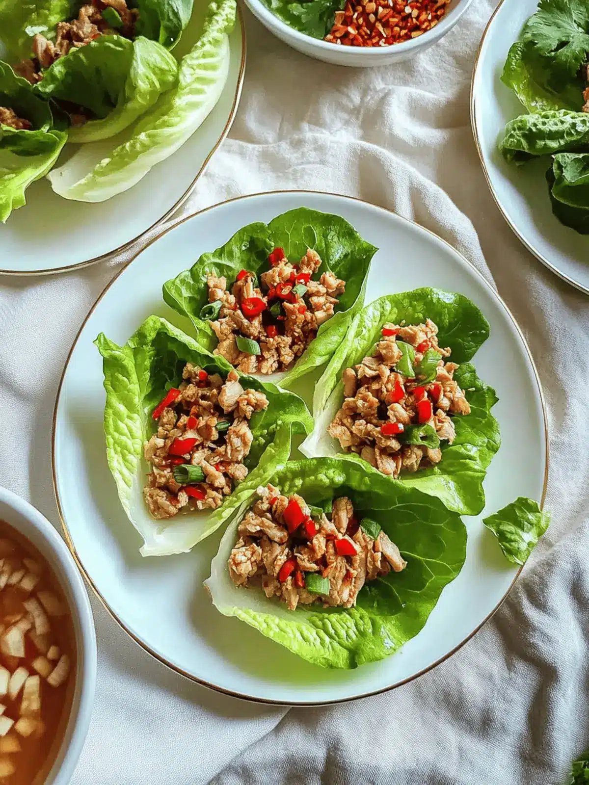 Quick & Zesty Vietnamese Chicken Lettuce Wraps You ll Love 2 Vietnamese Chicken Lettuce Wraps