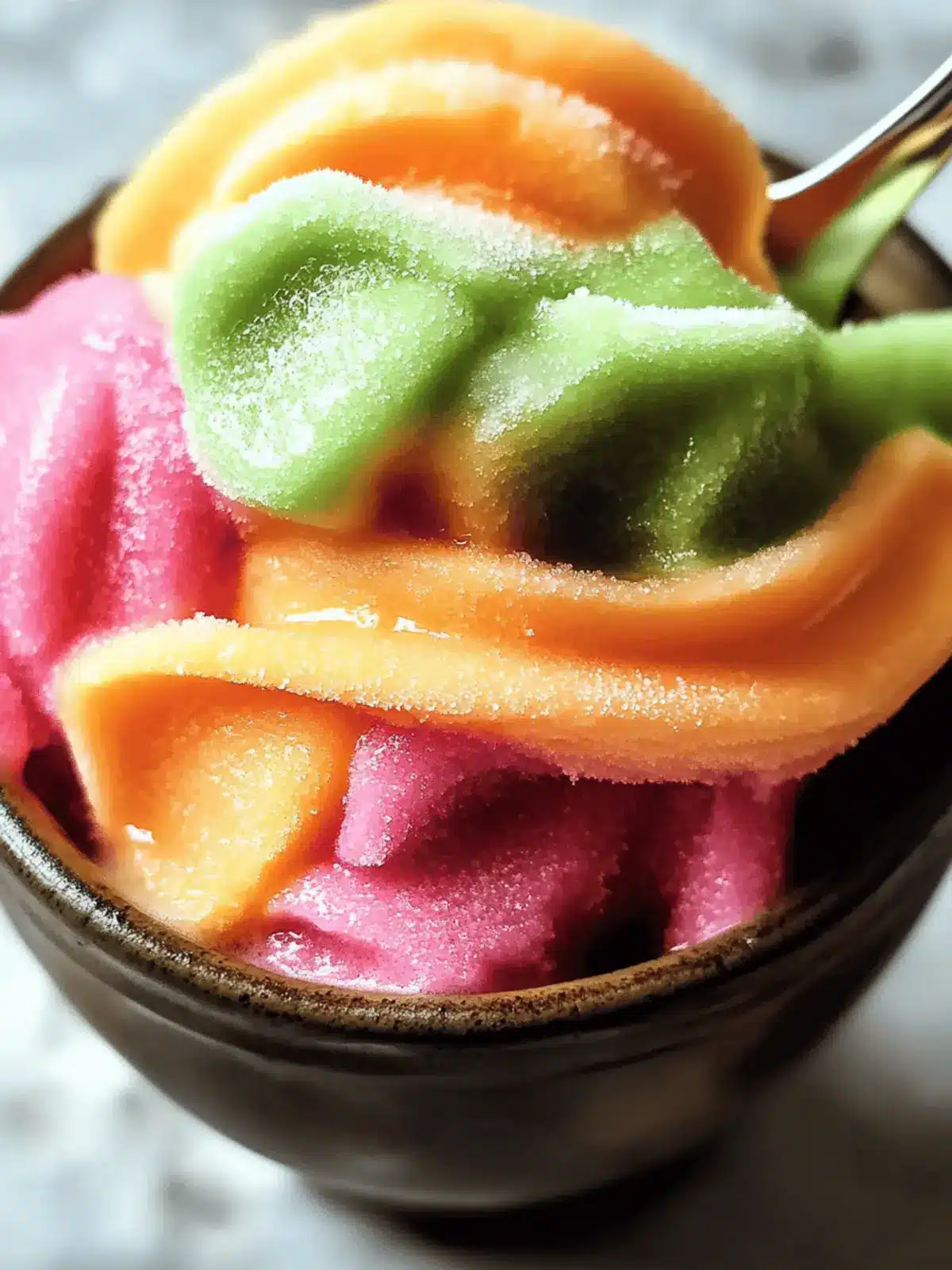 Homemade Rainbow Sherbet: Your Colorful Summer Bliss 2 Homemade Rainbow Sherbet