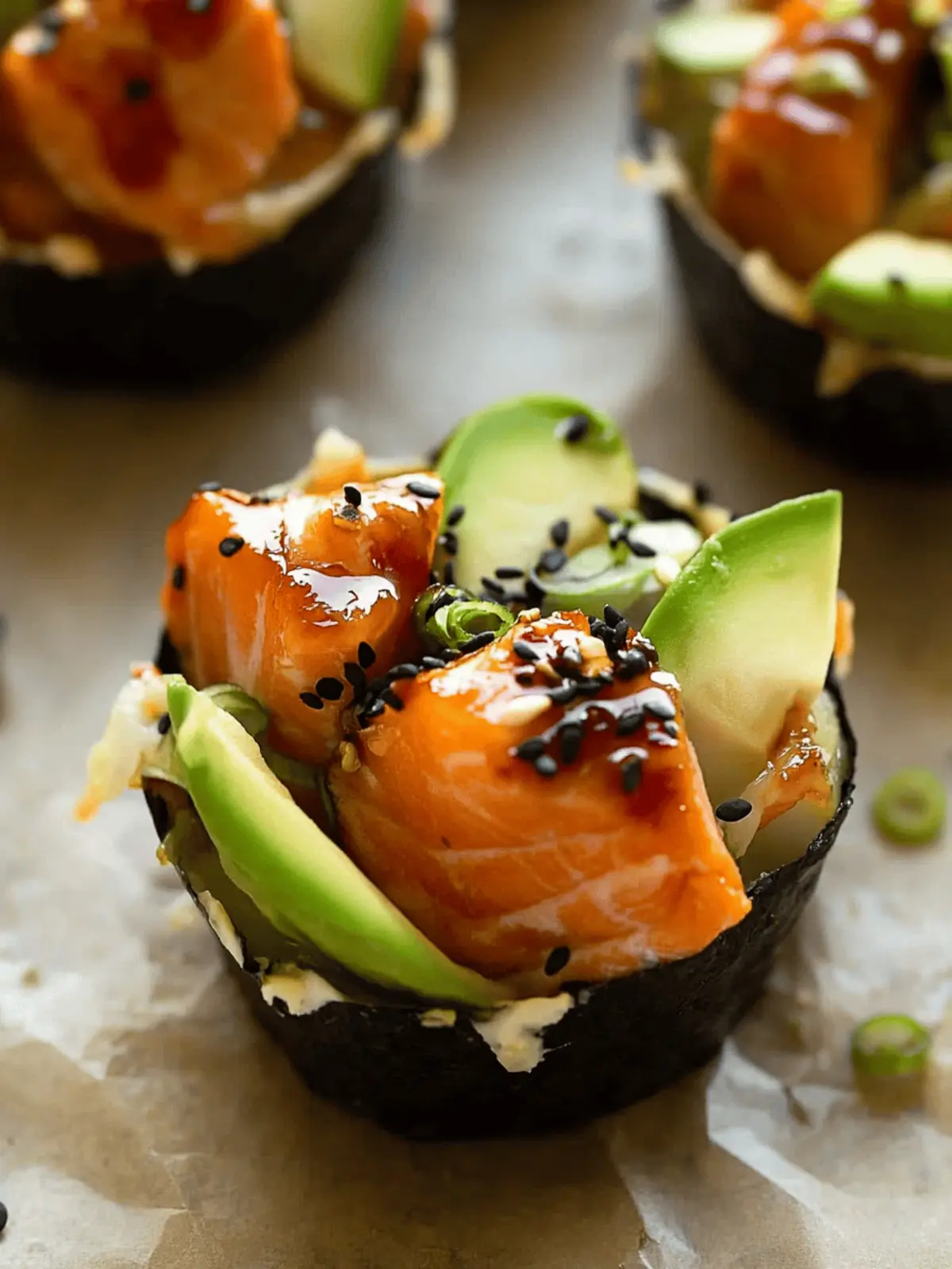 Savory Salmon Sushi Bake Cups You ll Love Making at Home