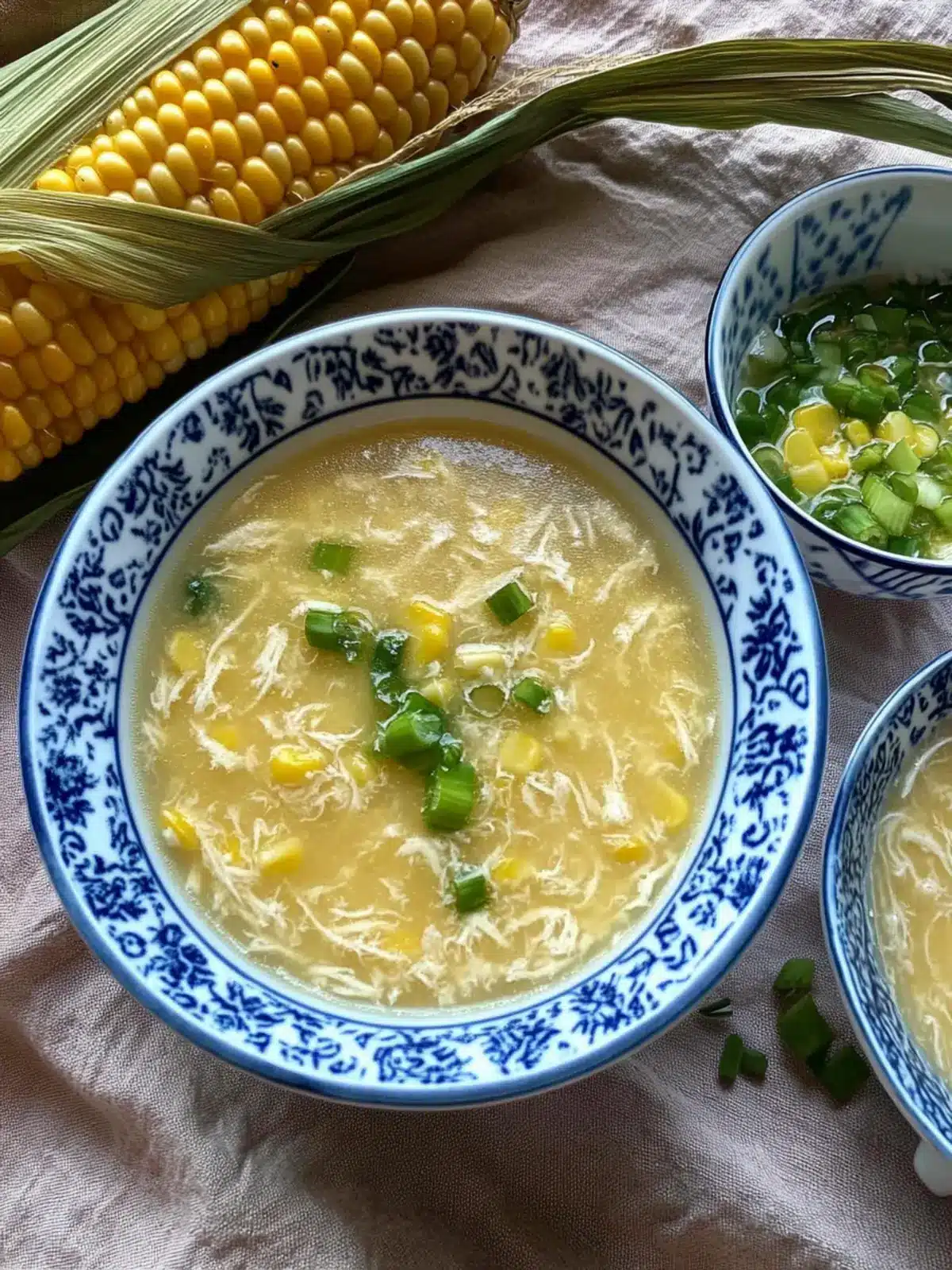 Corn Egg Drop Soup (10-min)