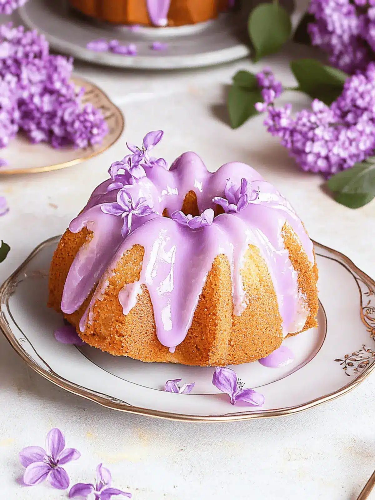 Lilac Bundt Cakes: A Delightful Floral Dessert Adventure 2 Lilac Bundt Cakes