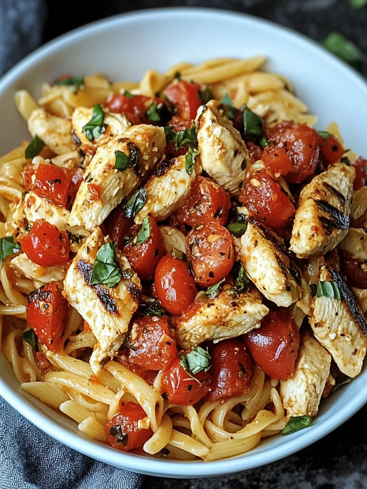 Bruschetta Chicken Pasta
