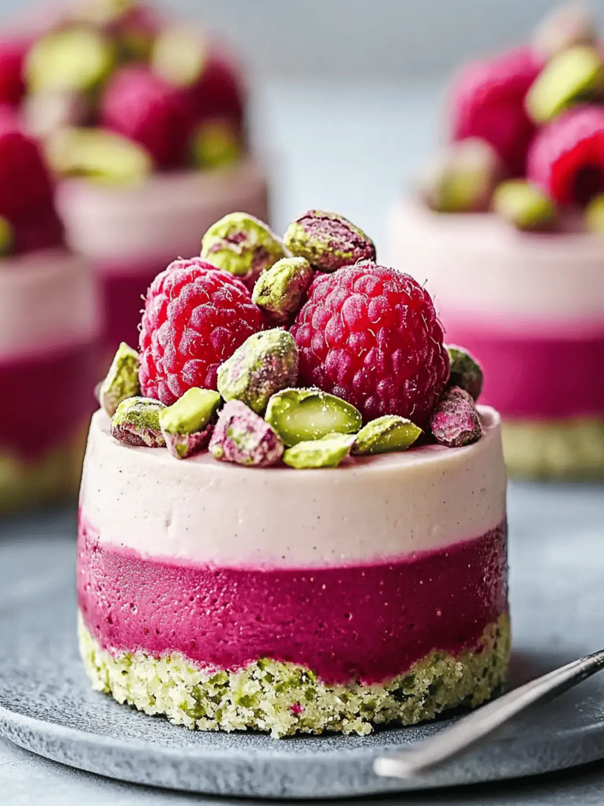Raspberry Pistachio Mousse Cakes for Effortless Elegance 3 Raspberry Pistachio Mousse Cakes