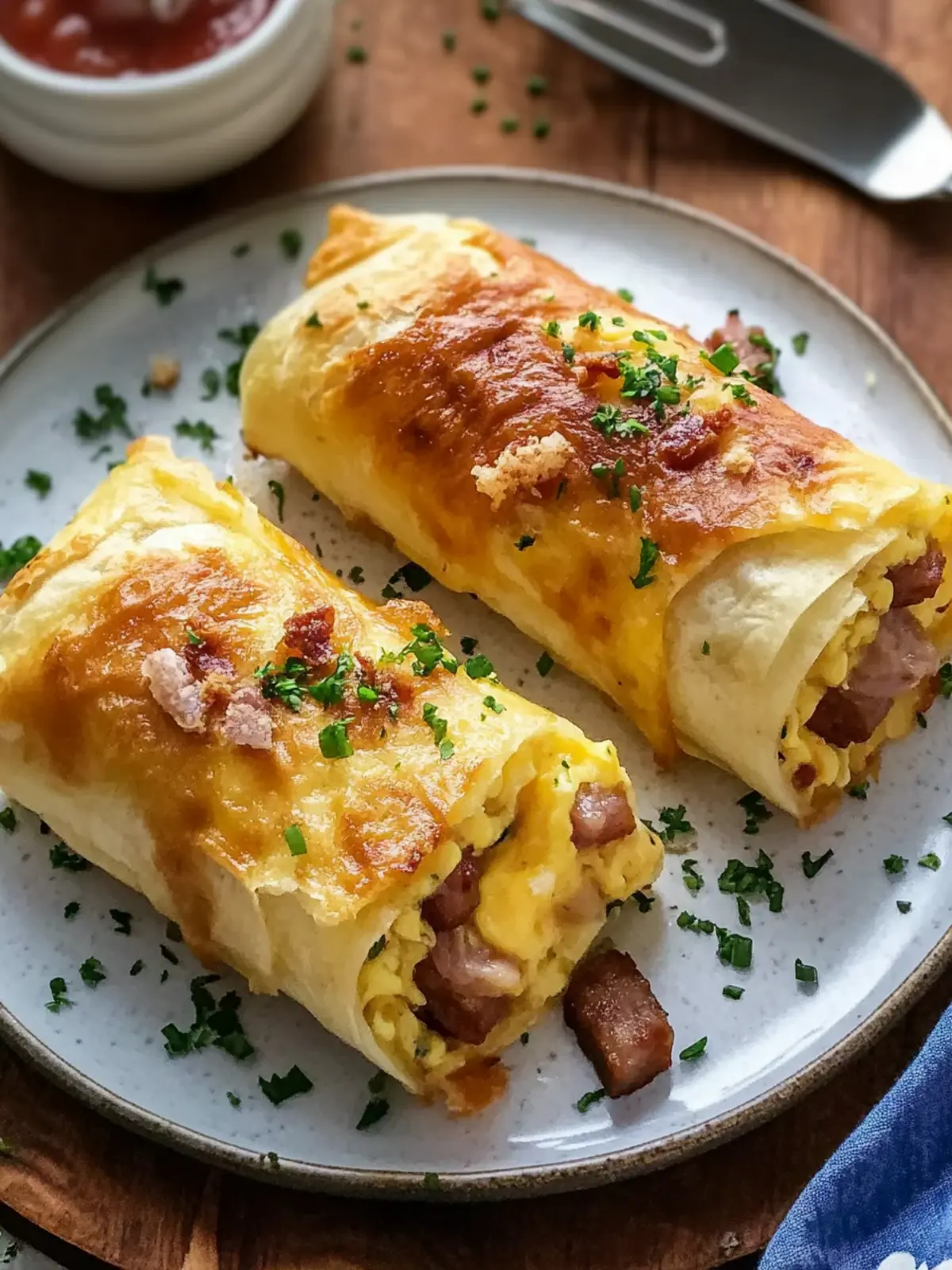 Sausage Egg Breakfast Roll-Ups