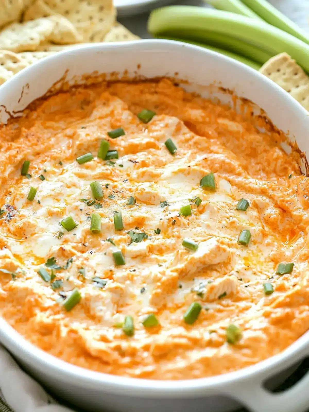 Greek Yogurt Buffalo Chicken Dip