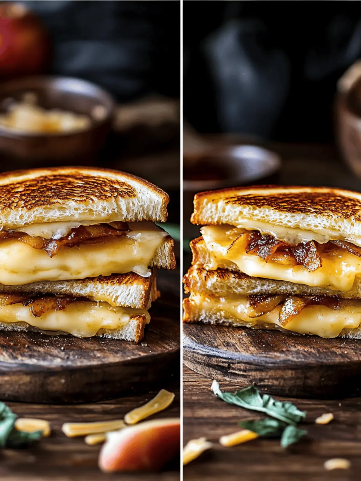 Apple and Cheddar Grilled Cheese for Cozy Fall Lunches 2 Apple and Cheddar Grilled Cheese
