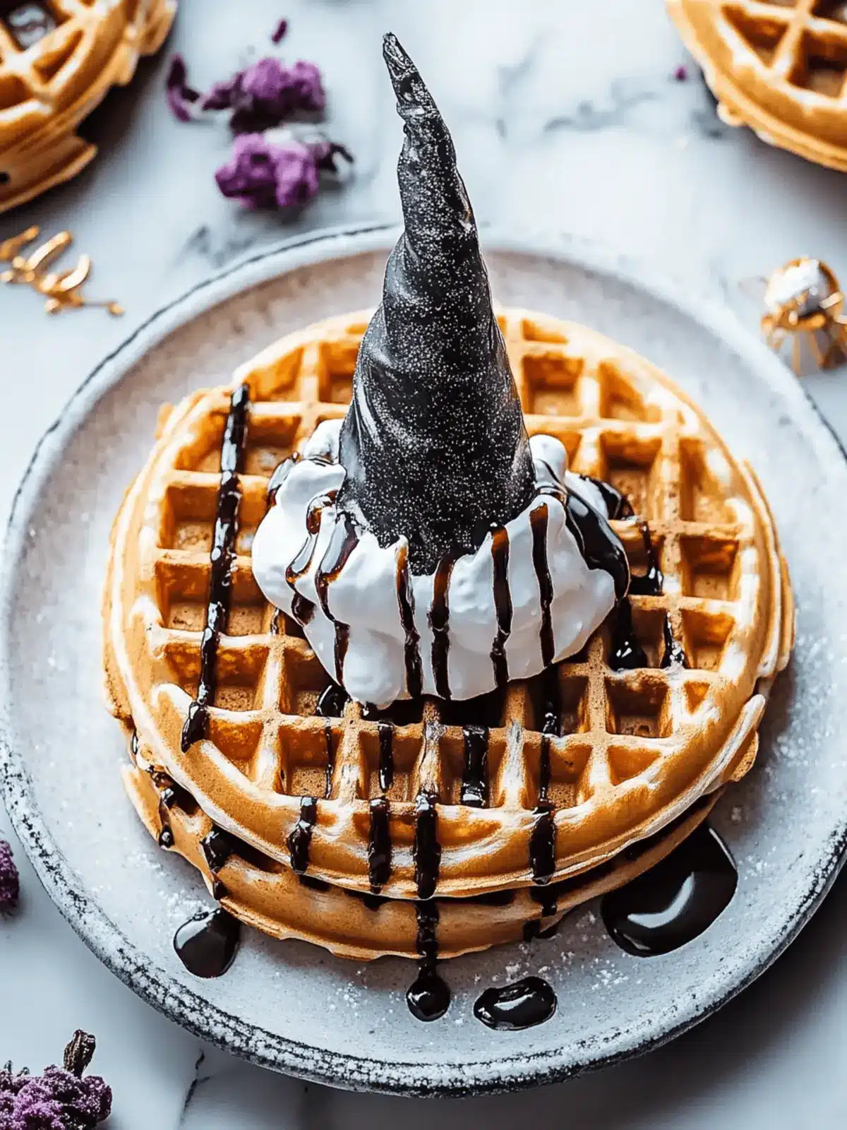 Create Magical Mornings with Witch Hat Waffles Today 2 Witch Hat Waffles