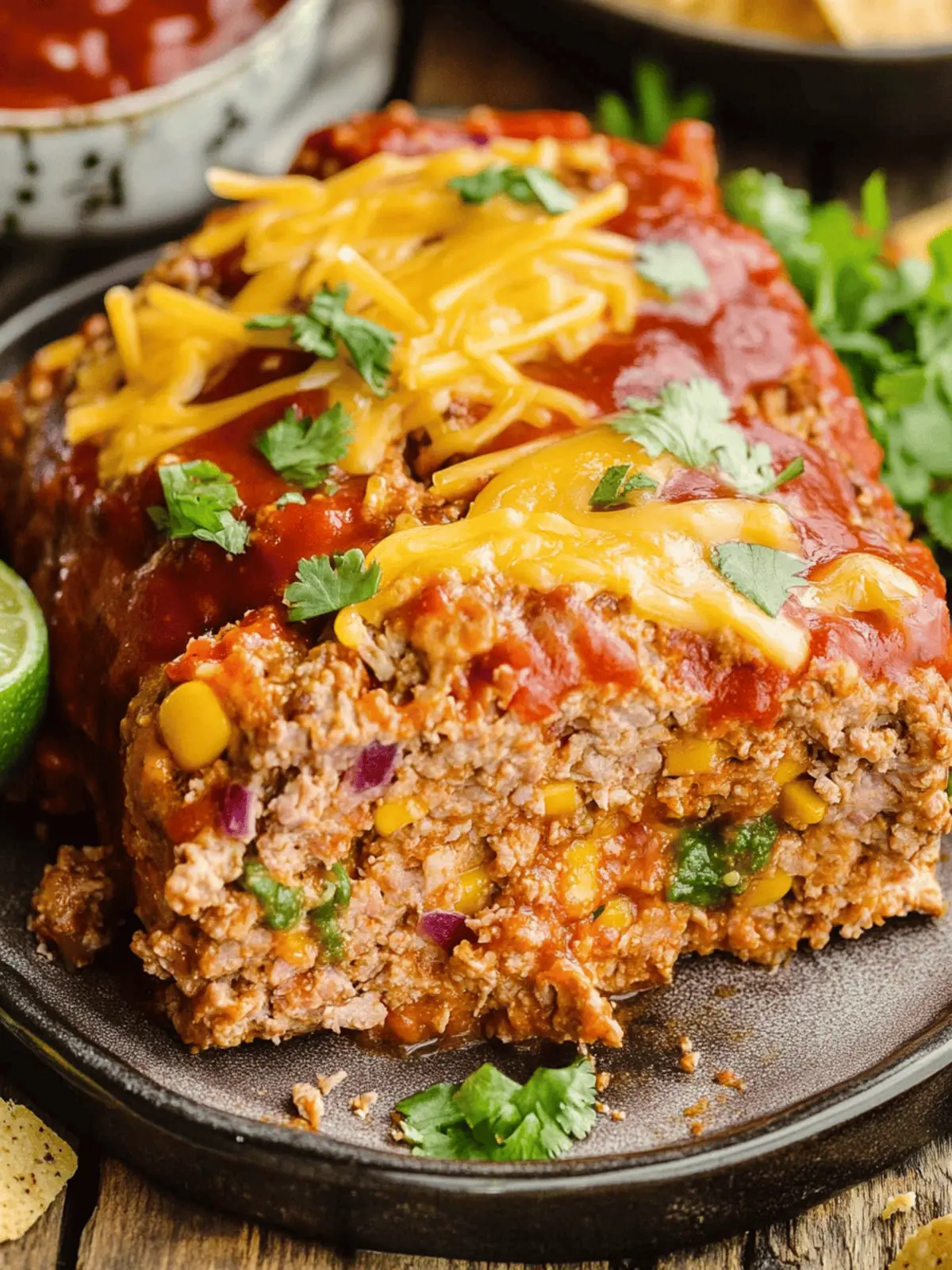 Mexican Taco Meatloaf: Irresistibly Cheesy and Flavorful 2 Mexican Taco Meatloaf