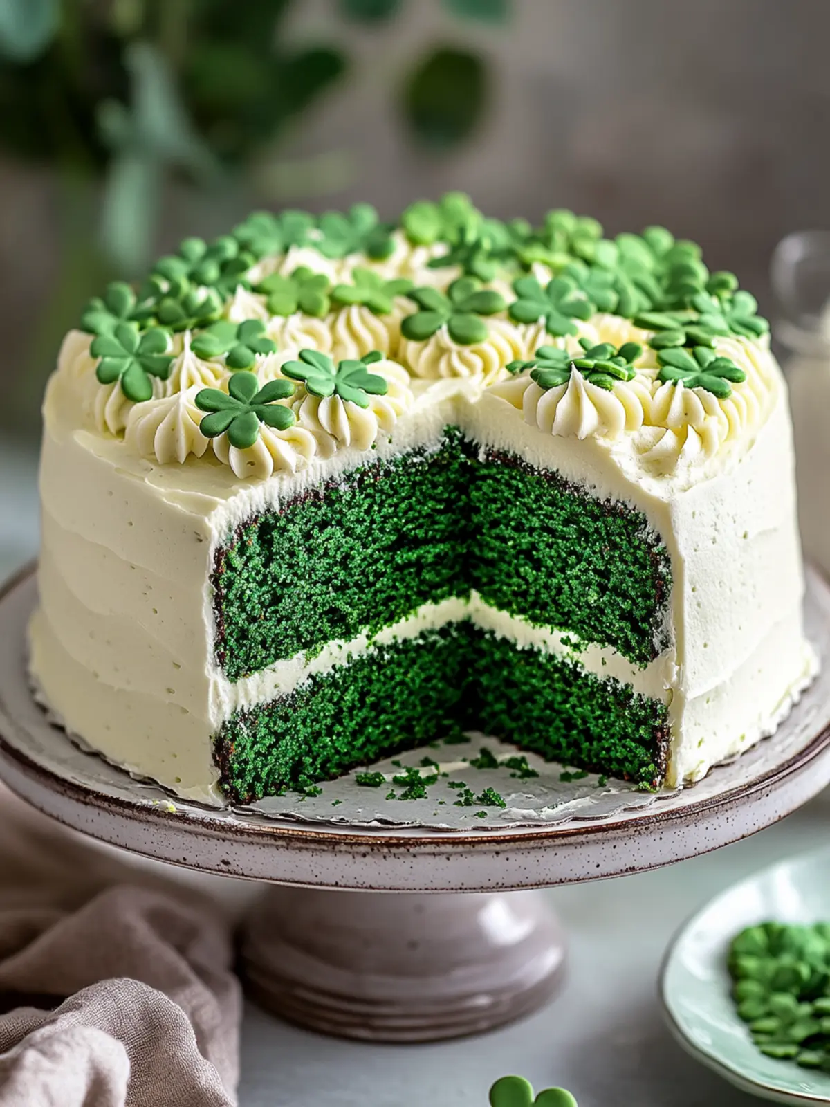 St. Patrick s Day Green Velvet Cake