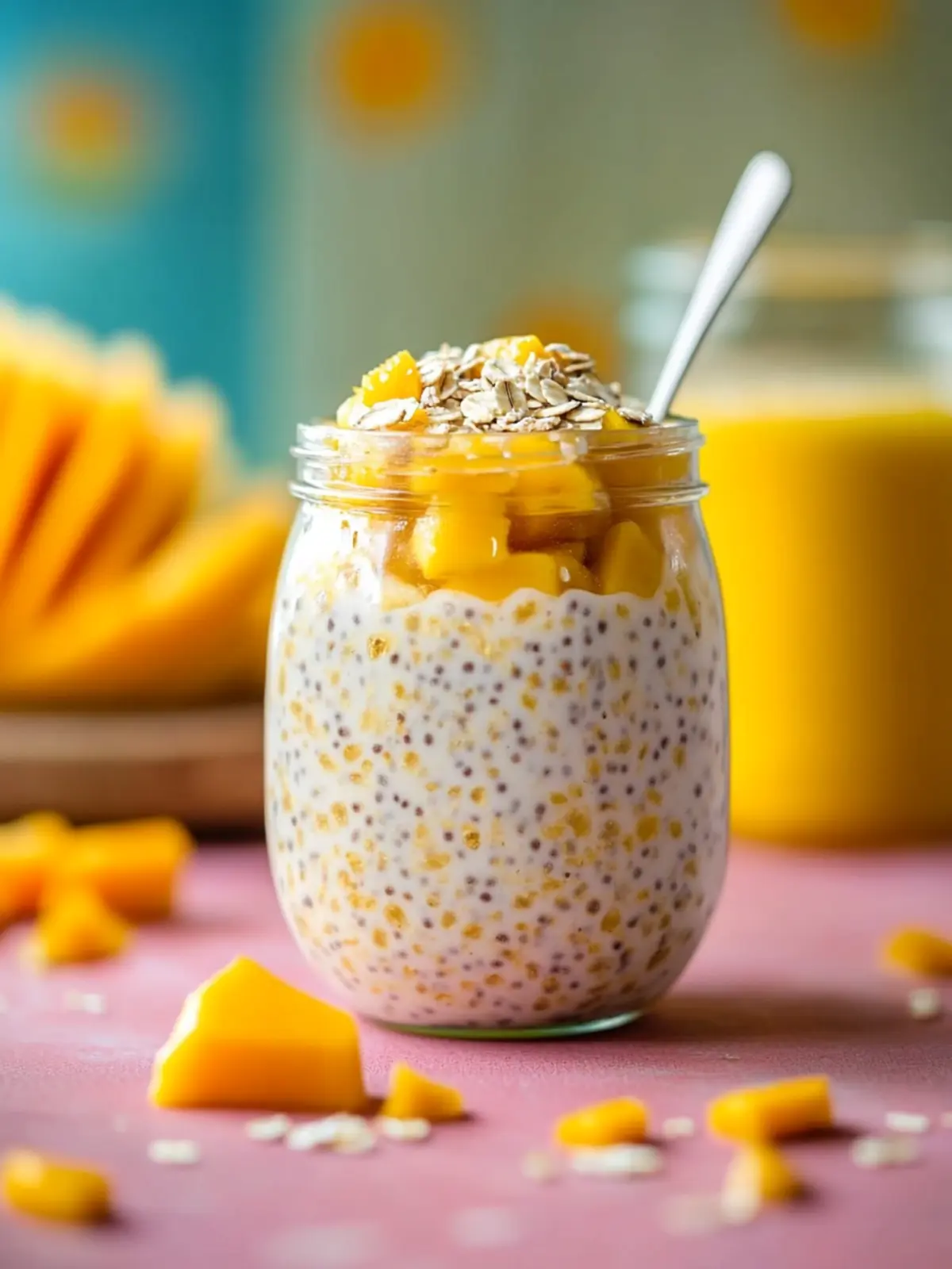 Mango Chutney Overnight Oats