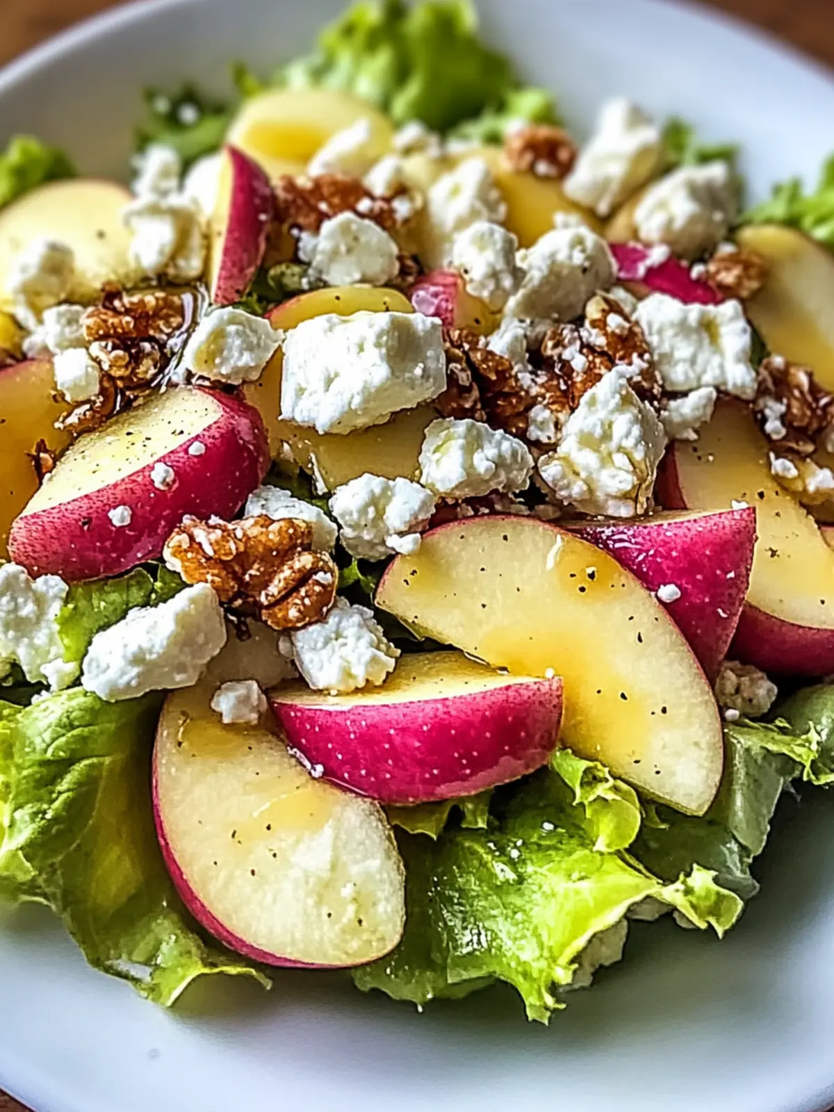 Honeycrisp Apple and Feta Salad