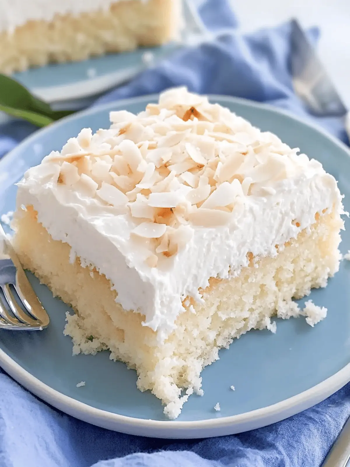 Coconut Cream Poke Cake: Tropical Bliss in Every Bite