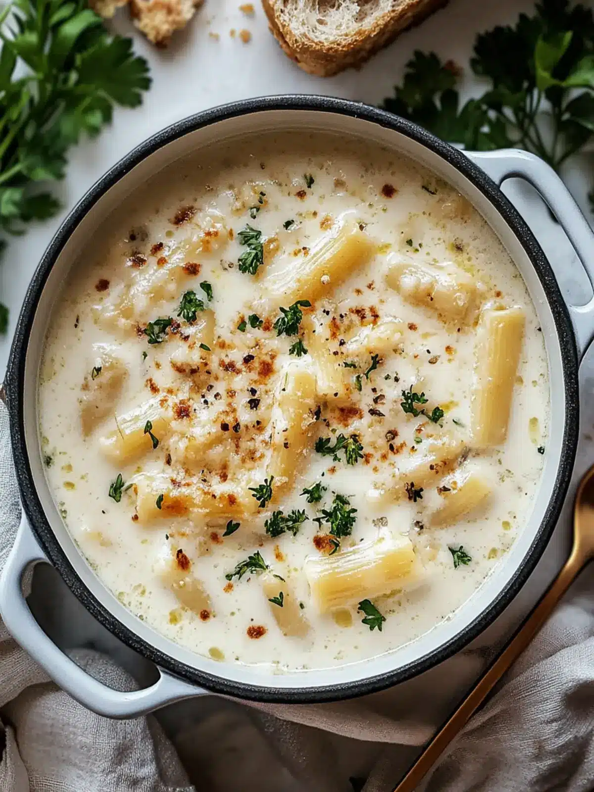 White Lasagna Soup