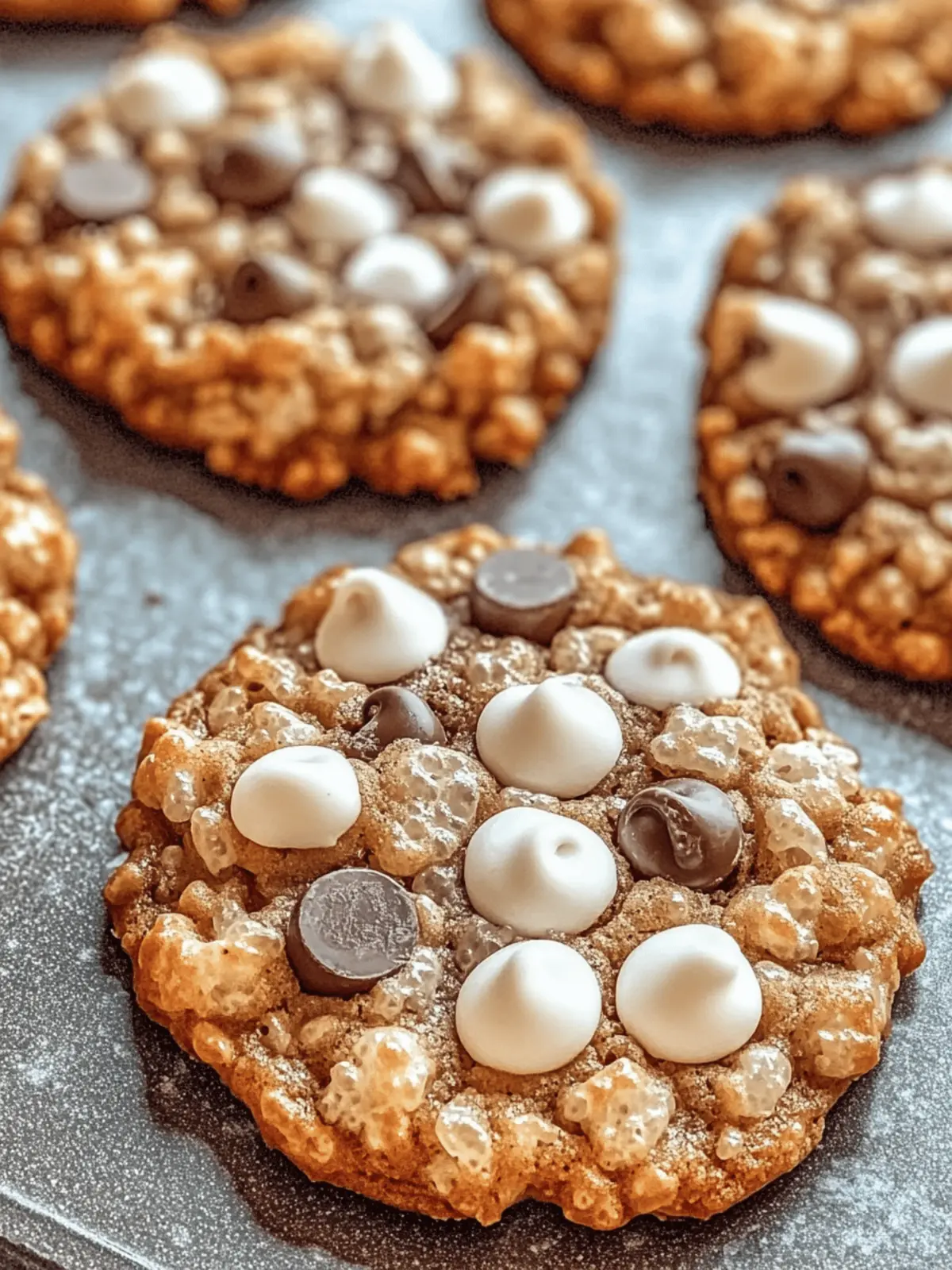Chocolate Chip Rice Krispie Cookies