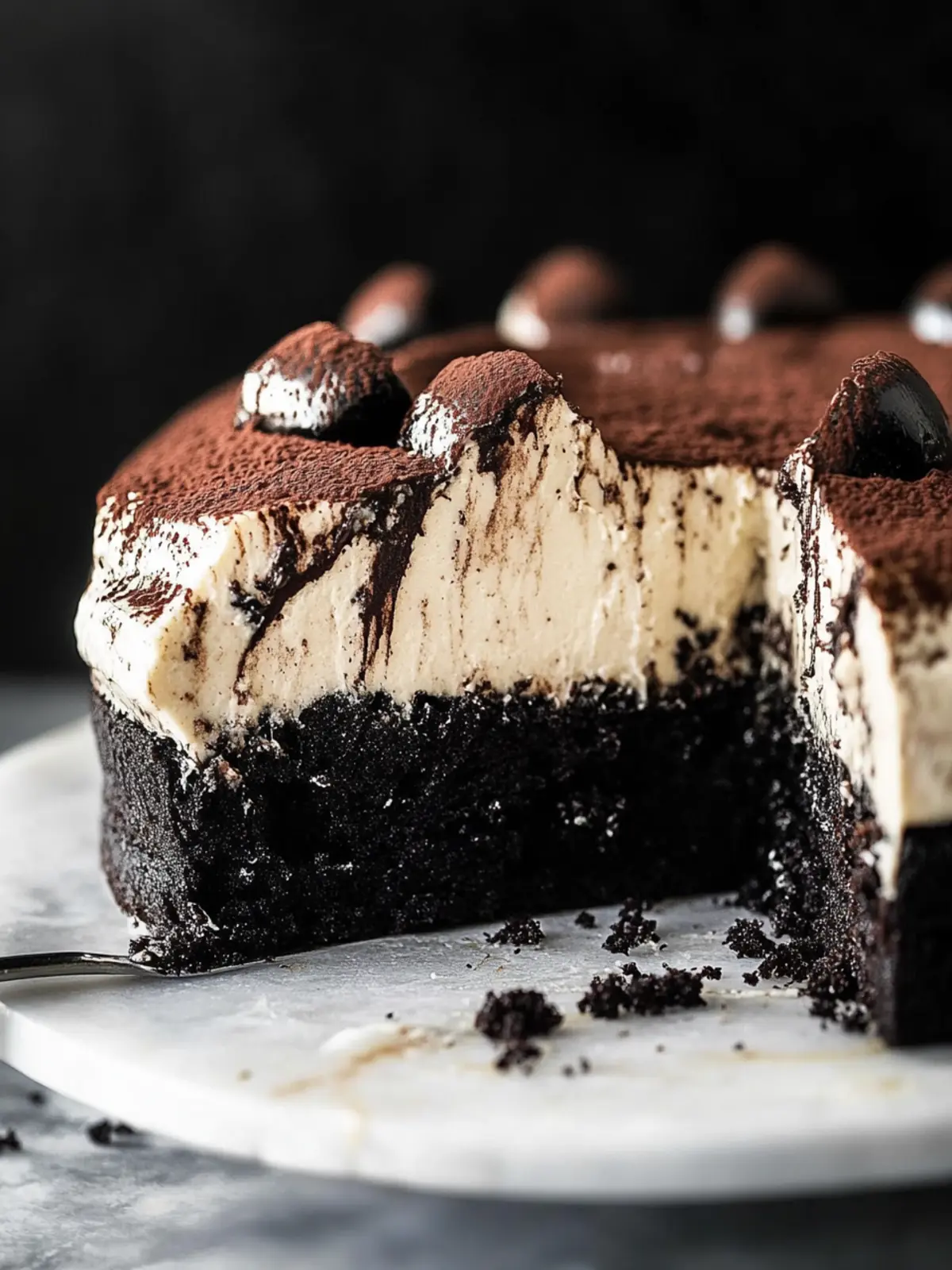 Black Cocoa Cake