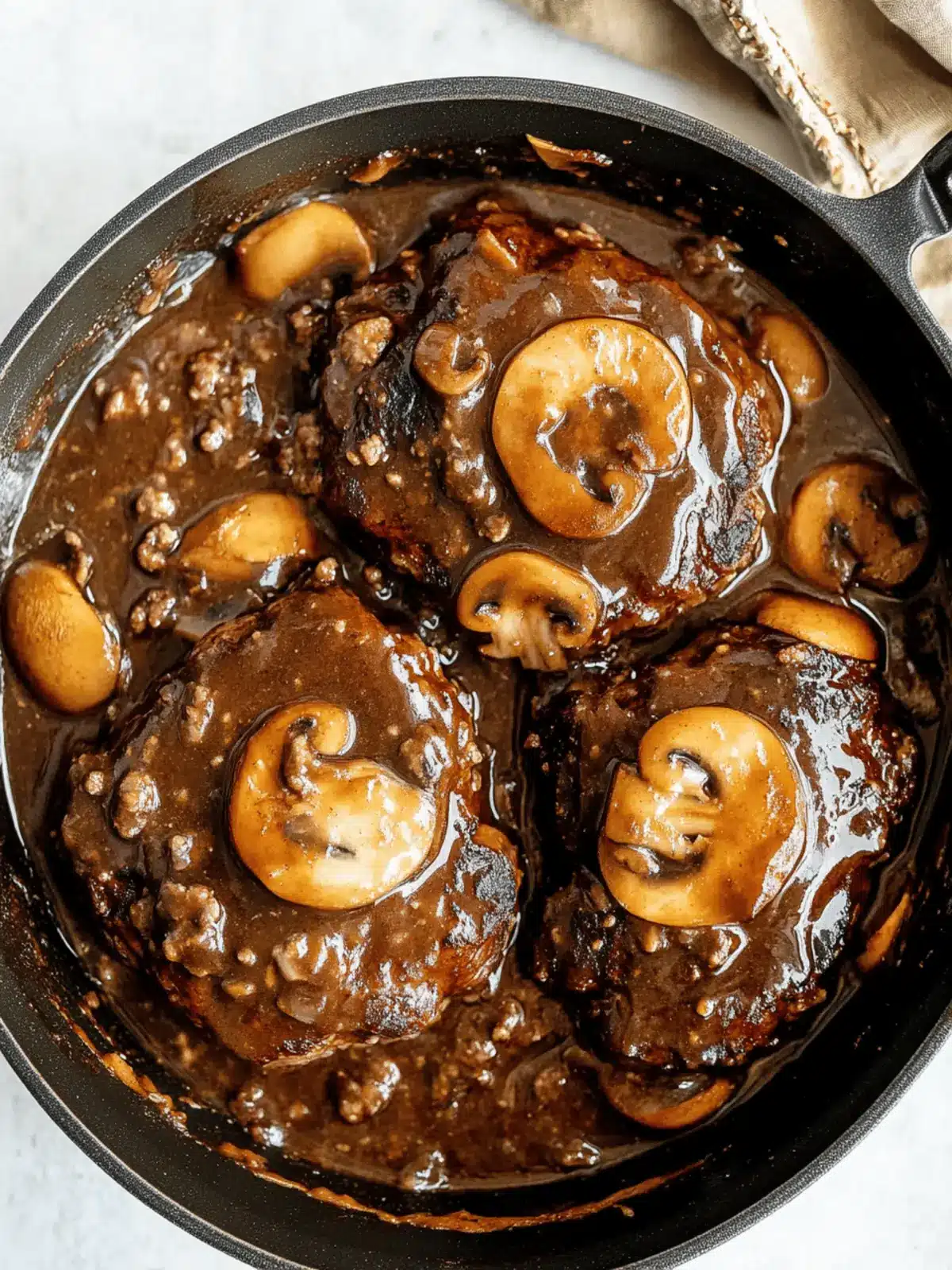 Irresistible Salisbury Steak with Rich Mushroom Gravy Delight 4 Irresistible Salisbury Steak with Rich Mushroom Gravy Delight