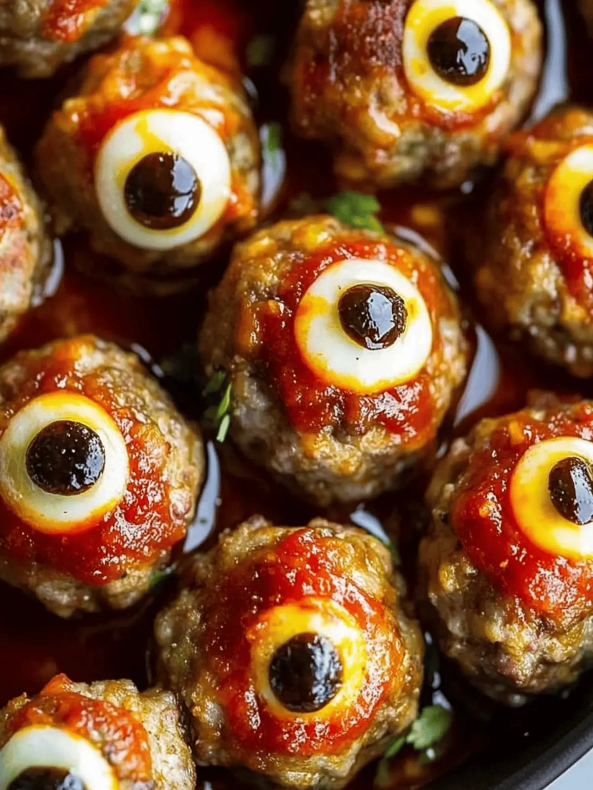 Eyeball Meatballs: Spooky Fun for Your Halloween Feast 4 Eyeball Meatballs
