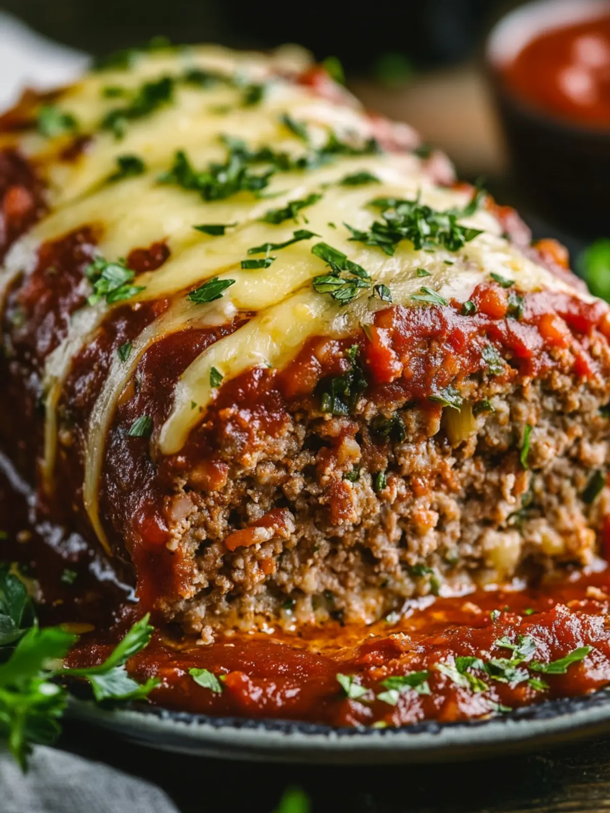 Stuffed Italian Meatloaf