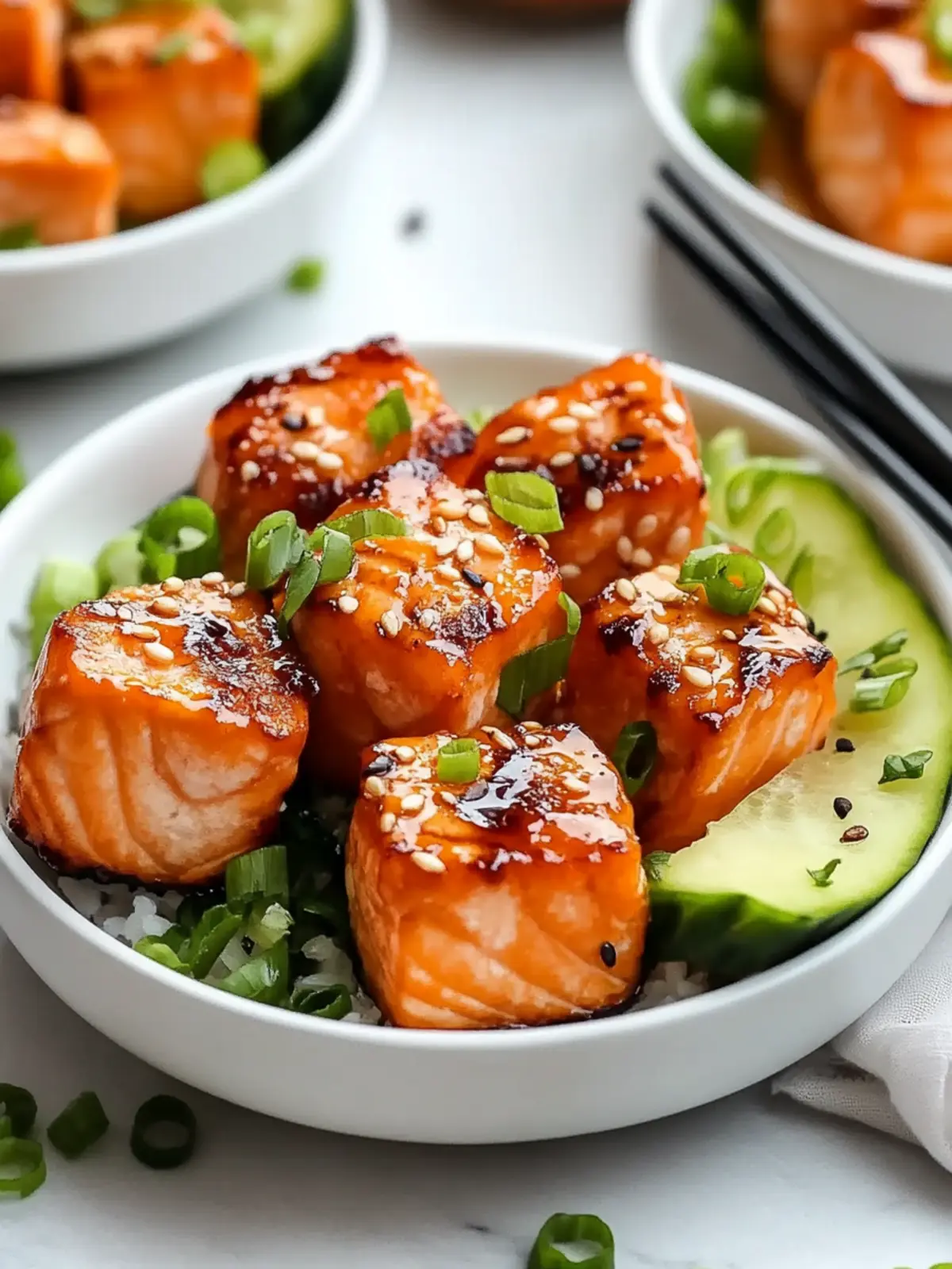 Bang Bang Salmon Bites Bowls