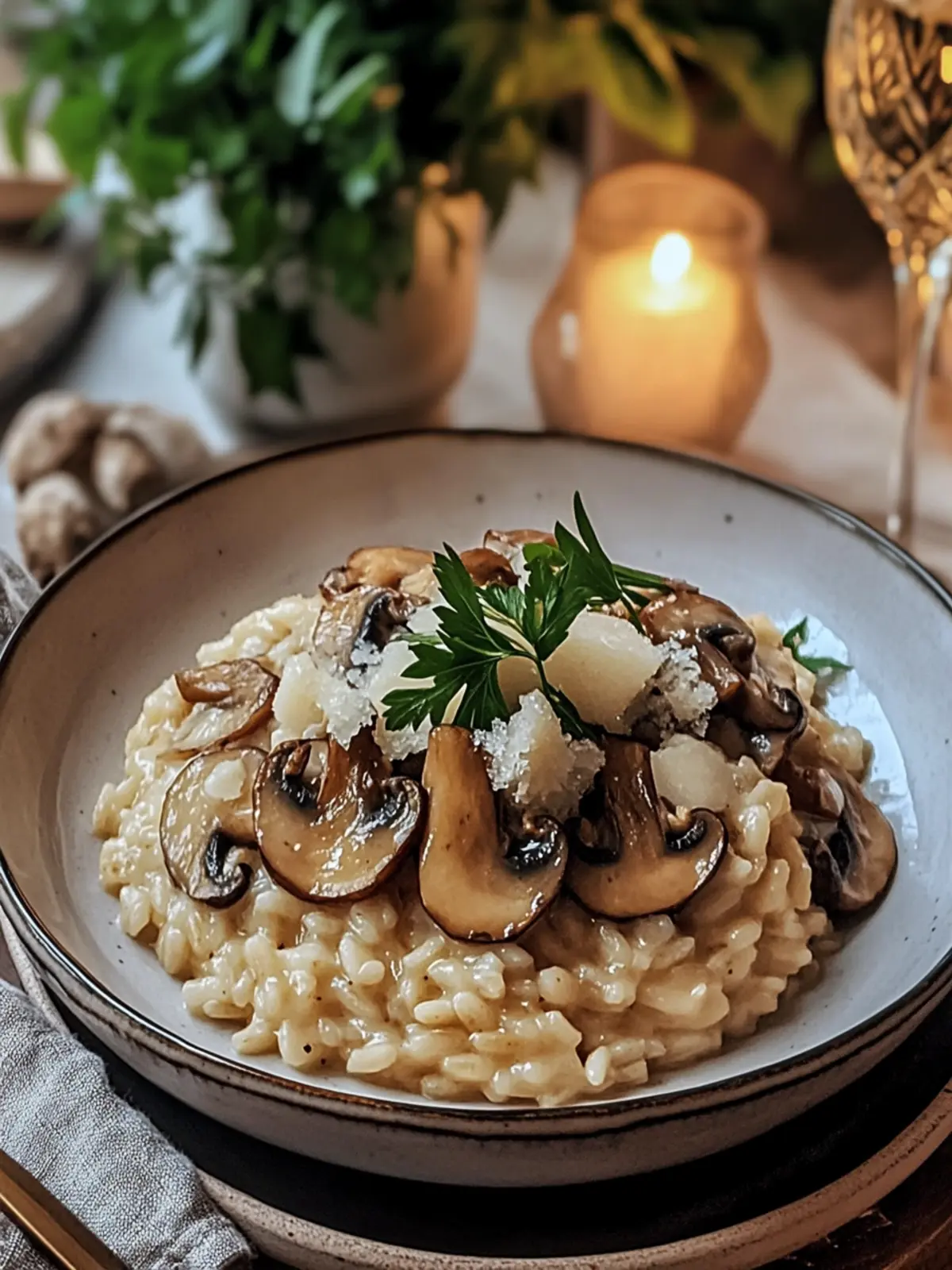 Mushroom Risotto