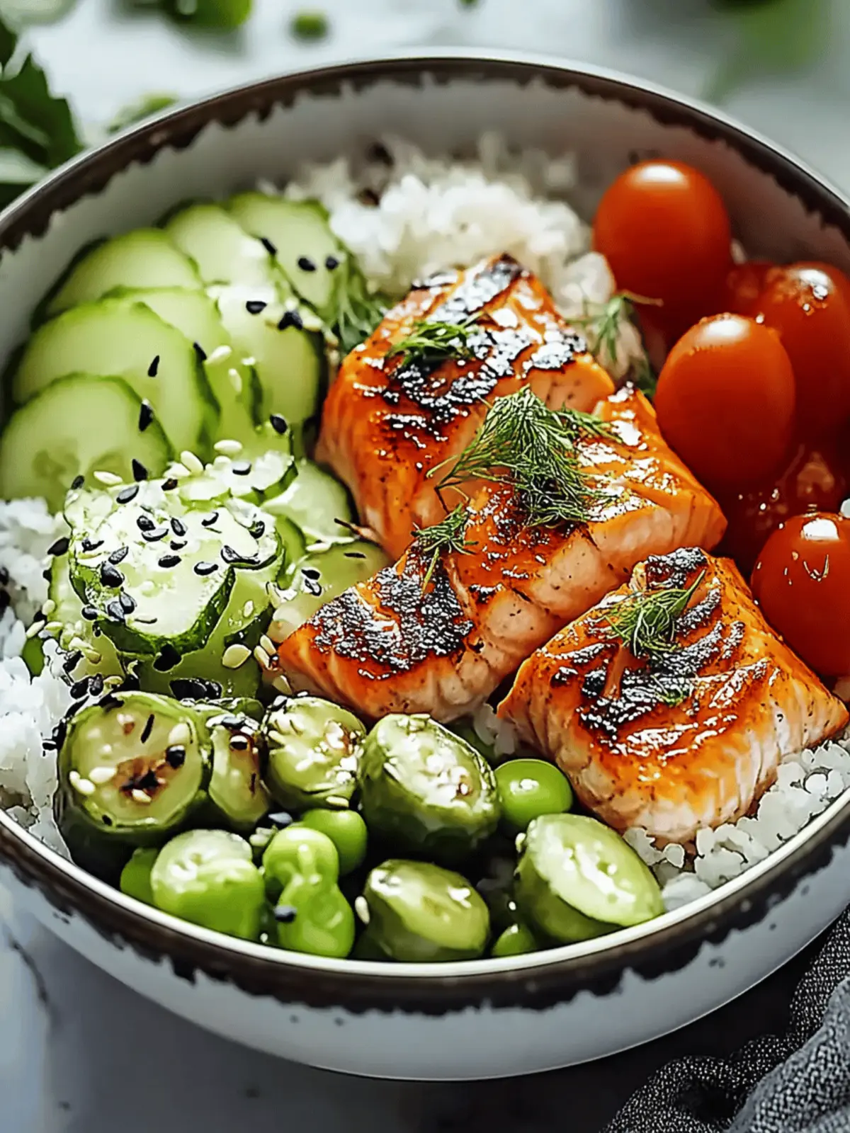 Delicious Mediterranean Salmon Bowl Packed with Fresh Flavors 3 Mediterranean Salmon Bowl