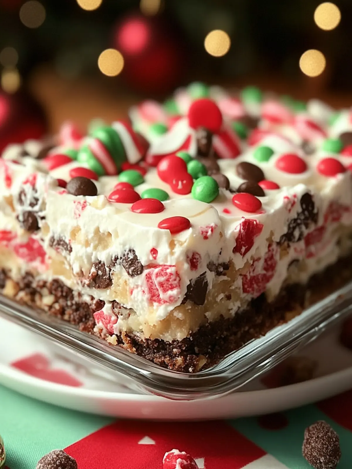 Irresistible Christmas Cookie Lasagna for Effortless Holiday Fun 2 Christmas Cookie Lasagna