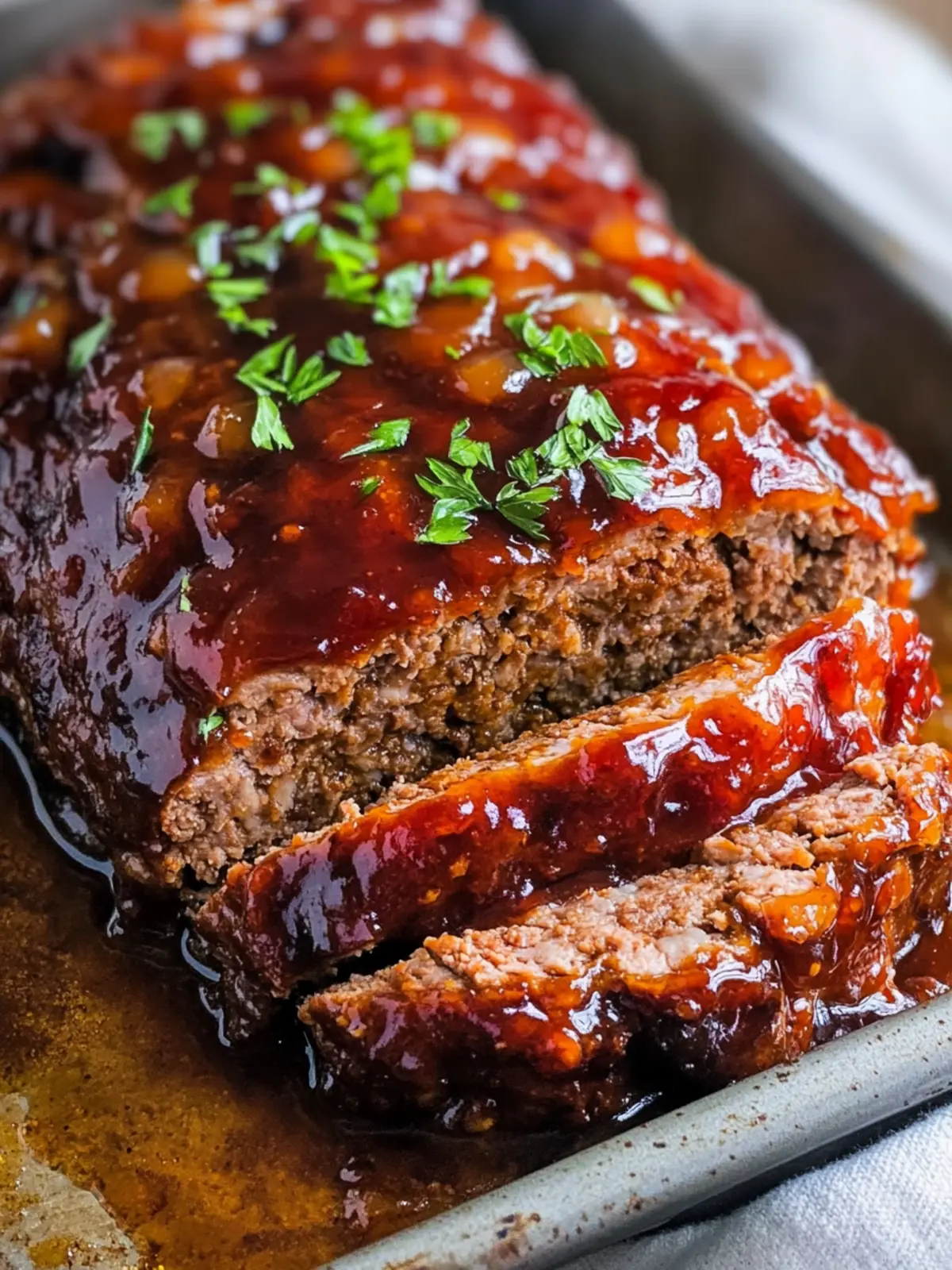 Best Bourbon Glaze Meatloaf