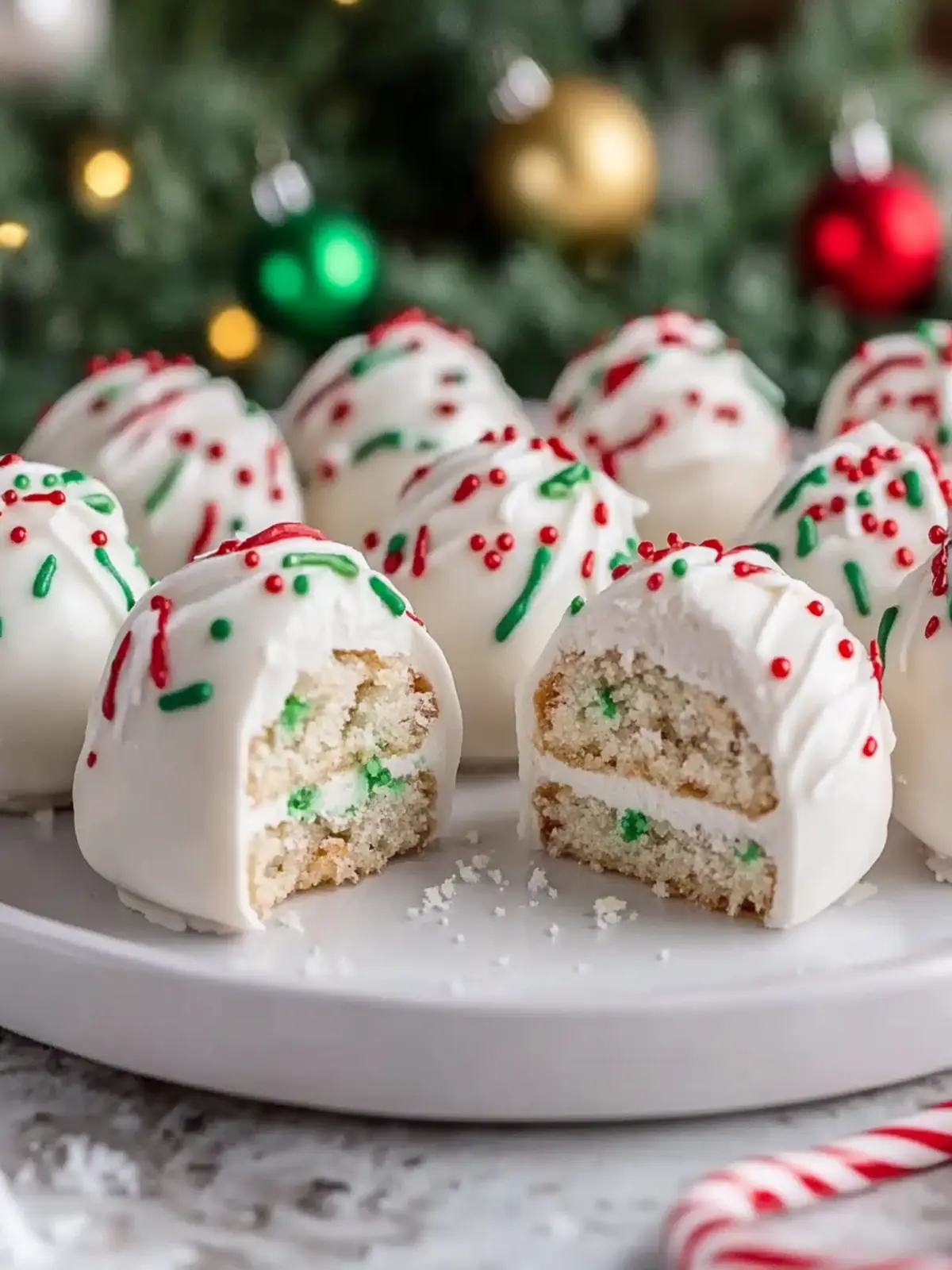 Little Debbie Christmas Tree Cake Truffles