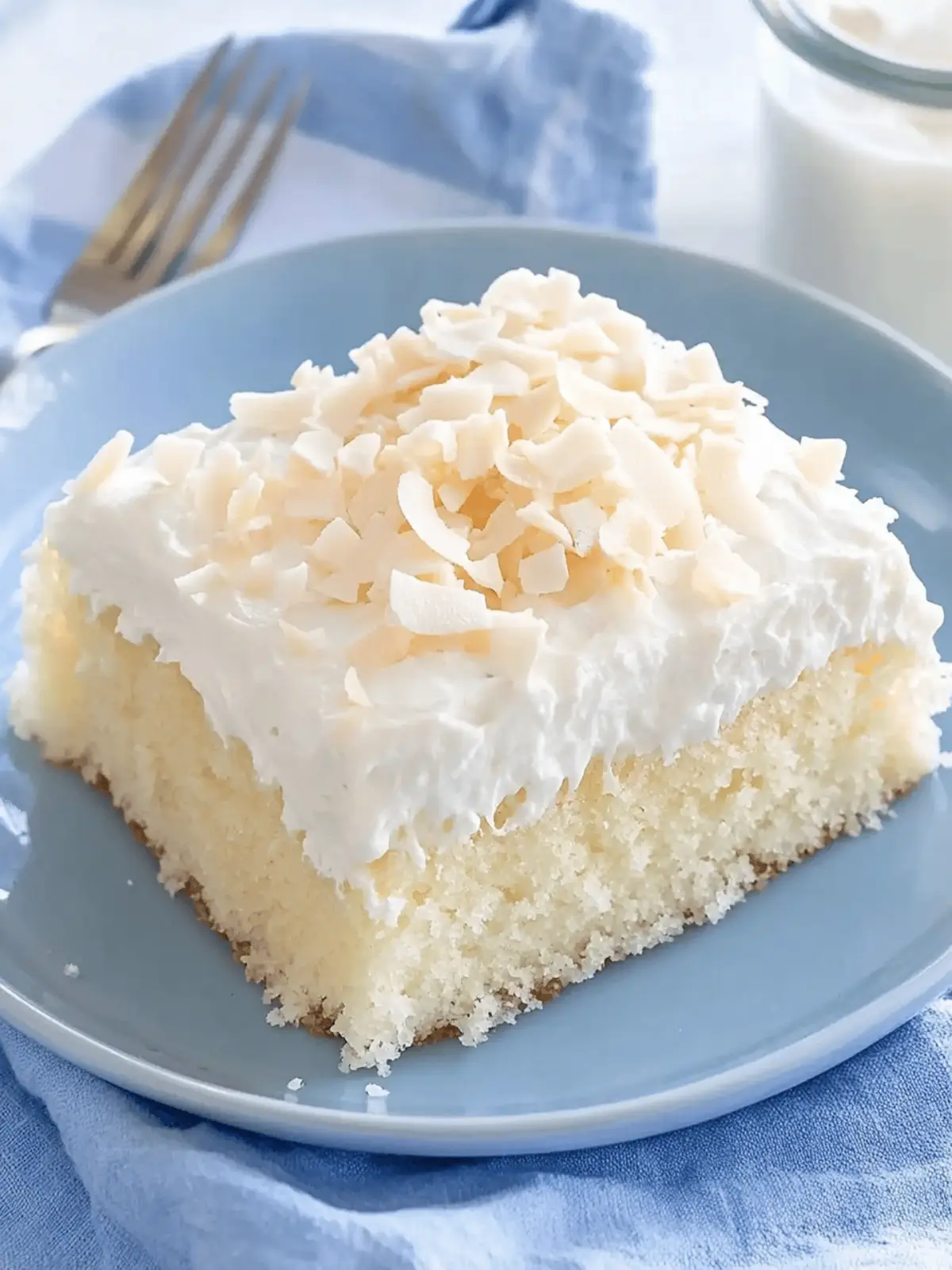 Coconut Cream Poke Cake: Tropical Bliss in Every Bite