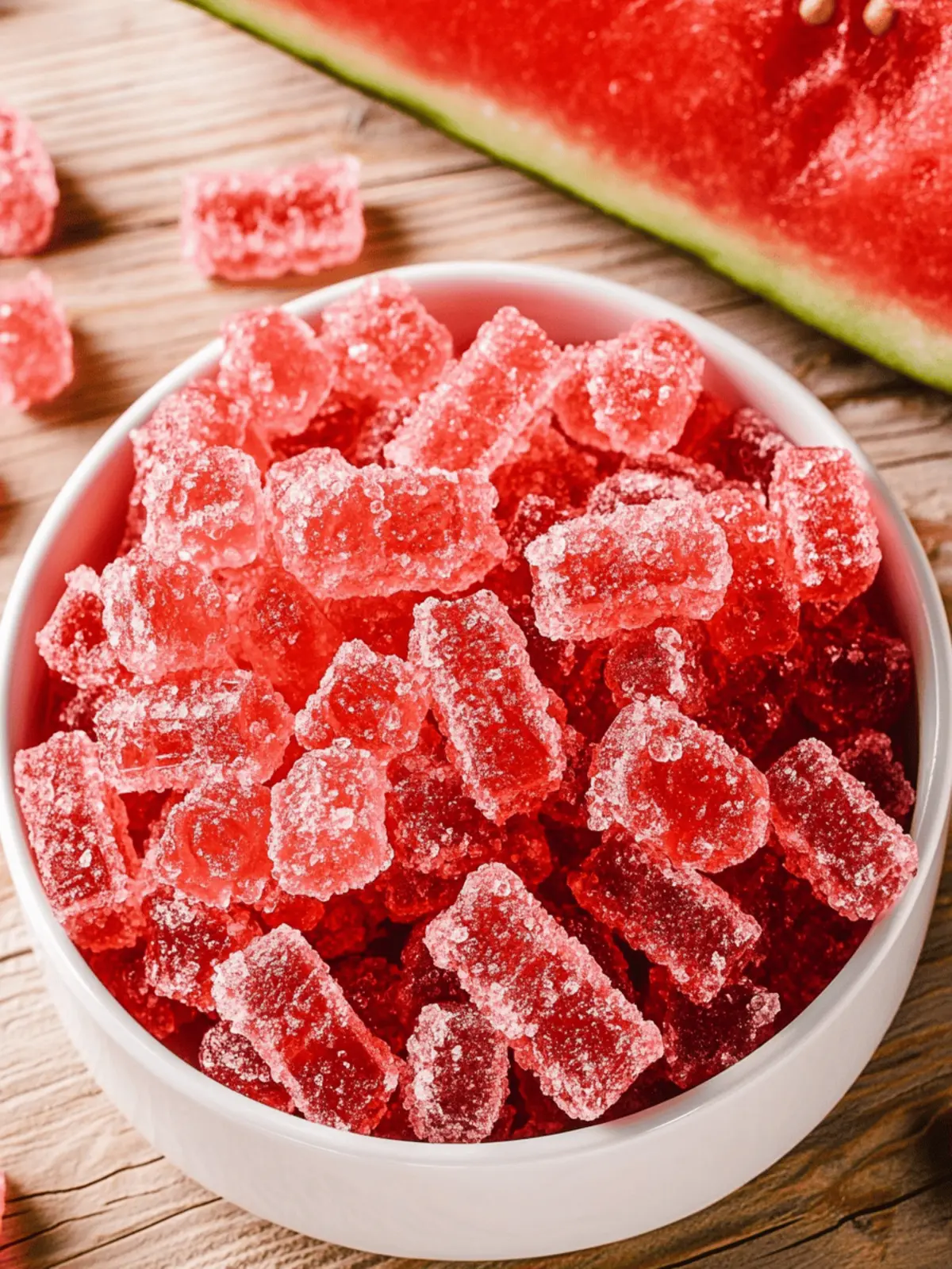 Sweet and Sour Watermelon Gummies