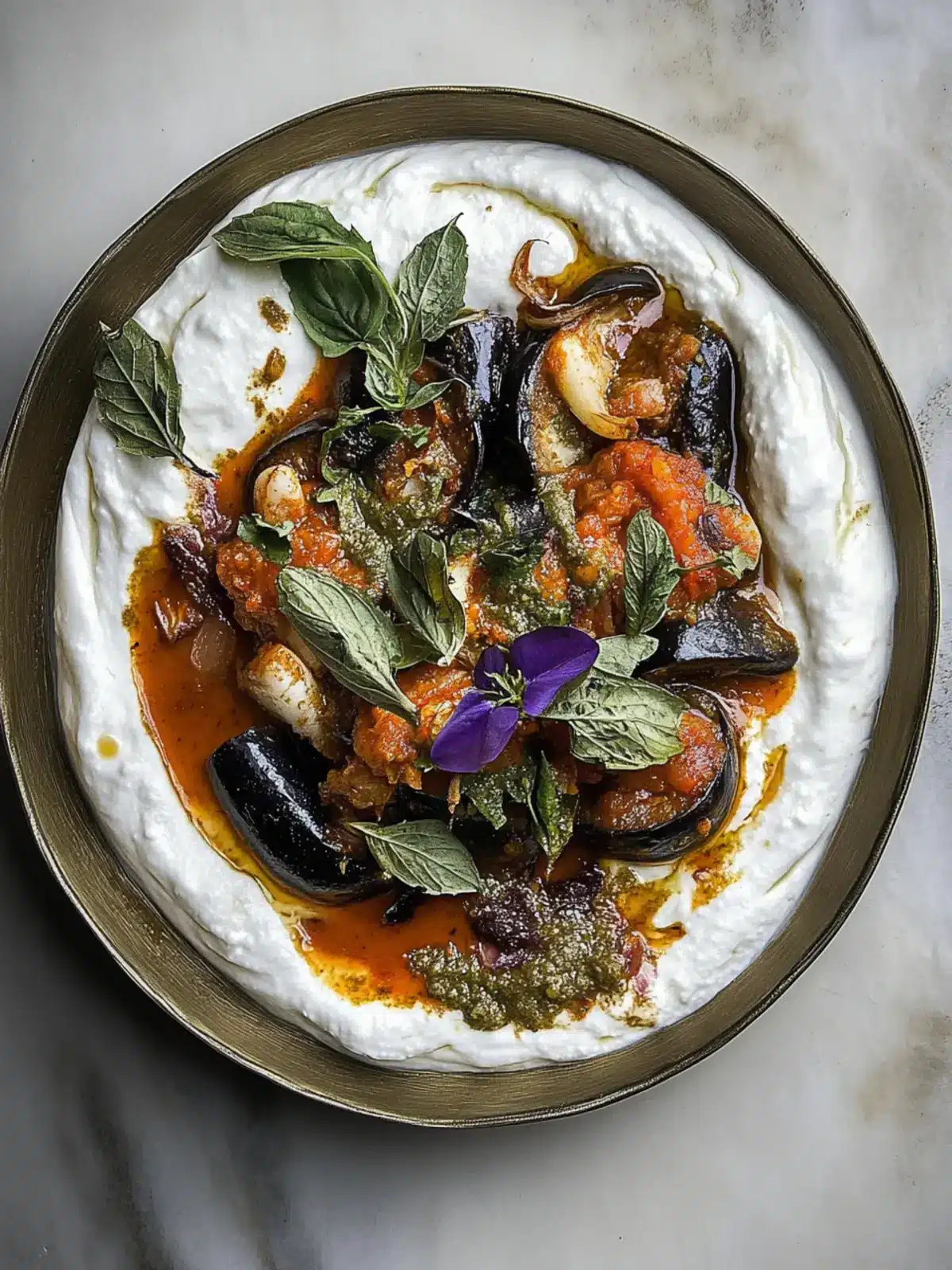 Healthy Eggplant Borani