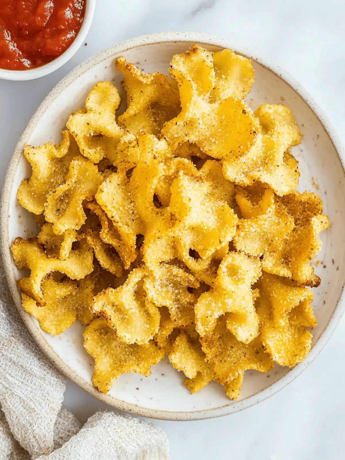 Pasta Chips: Crunchy Air Fryer Snack Everyone Will Love 2 Pasta Chips: Crunchy Air Fryer Snack Everyone Will Love