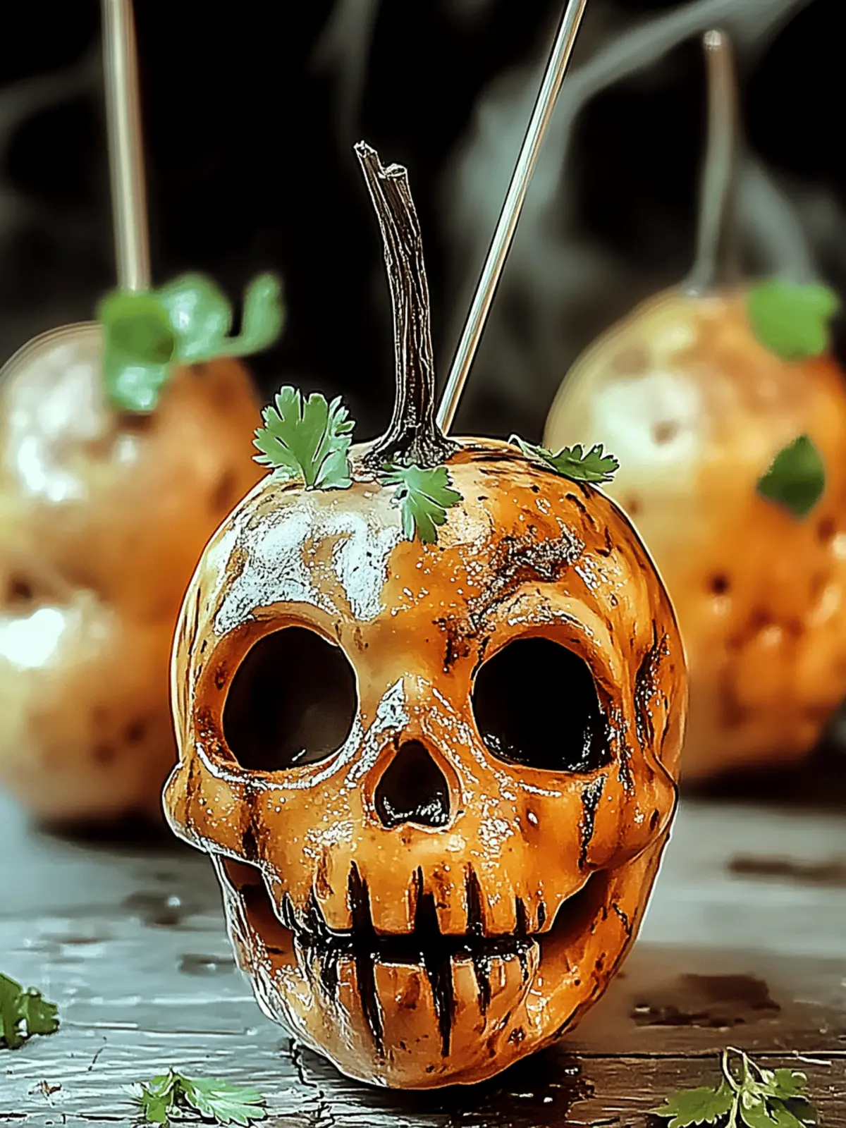 Spooky Skull Potatoes
