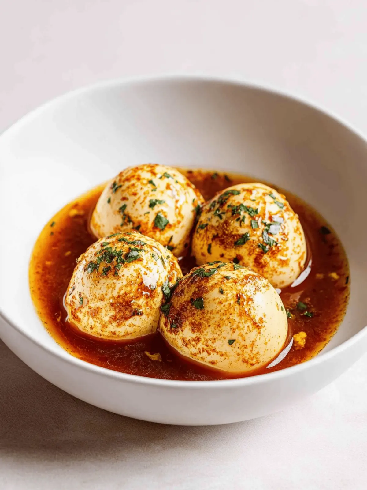 Savor the Flavor: TikTok Egg Boil with Spicy Garlic Sauce 2 TikTok Egg Boil