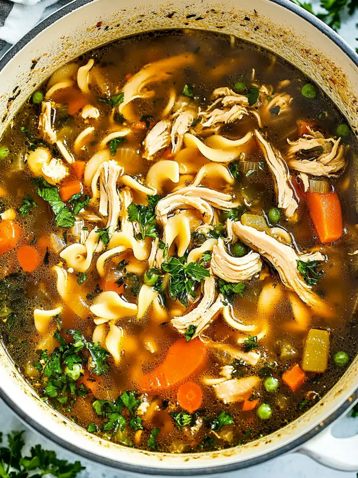 Flu Fighter Chicken Noodle Soup for Ultimate Comfort and Care 3 Flu Fighter Chicken Noodle Soup
