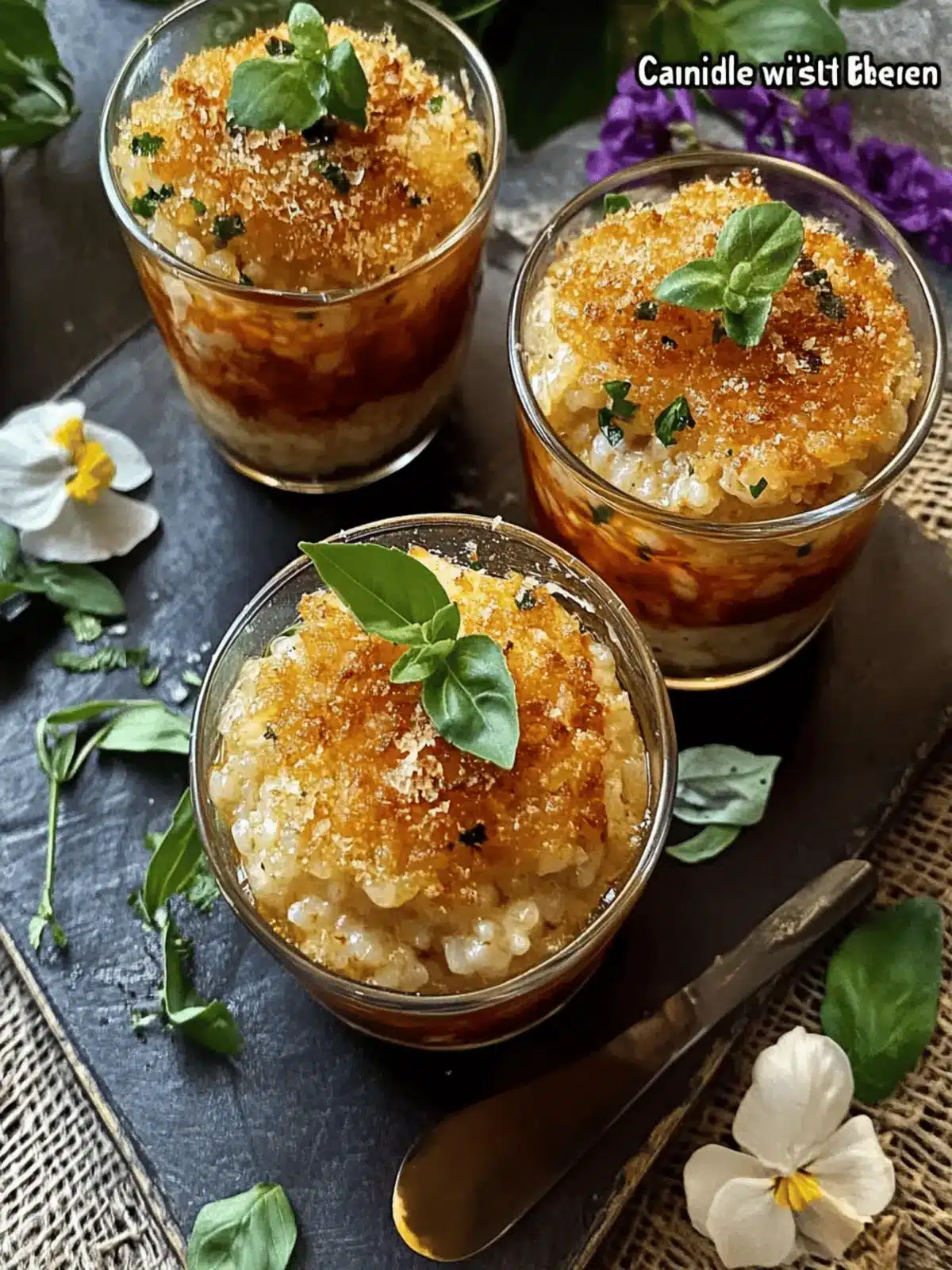 Baked Arancini Risotto Cups: A Healthy Italian Delight 4 Arancini Risotto Cups