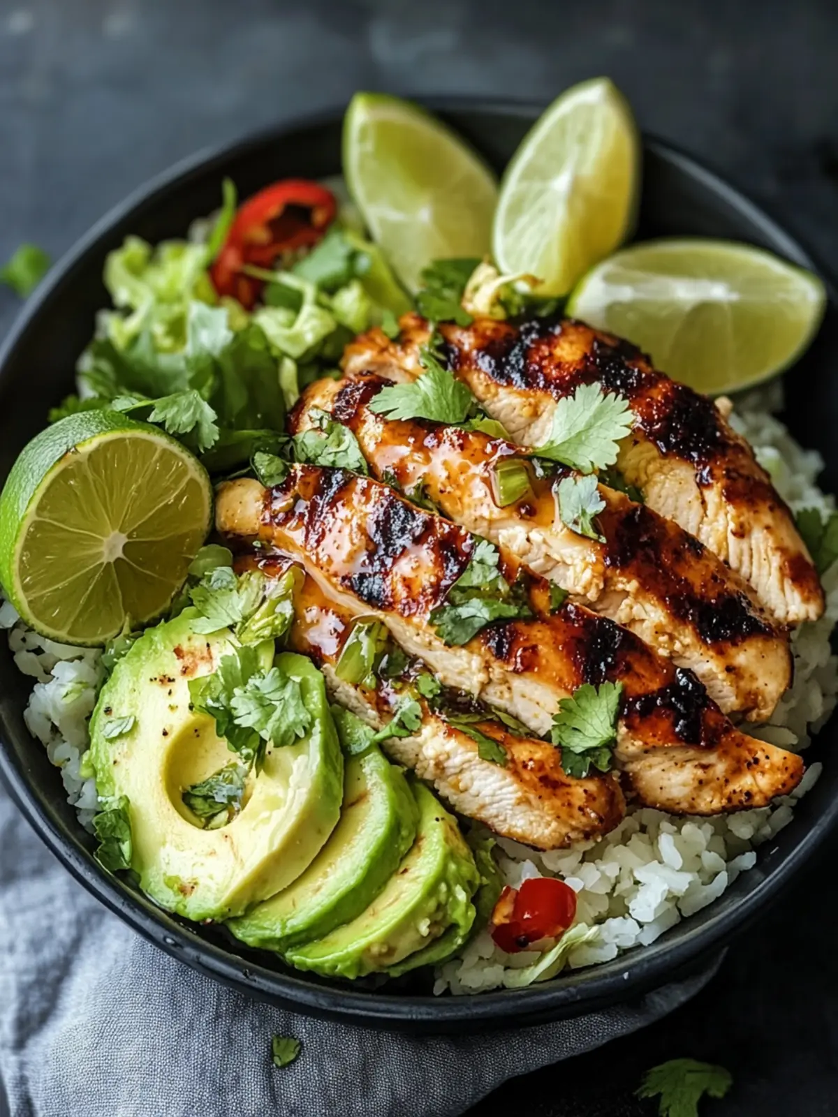 Honey Lime Chicken Avocado