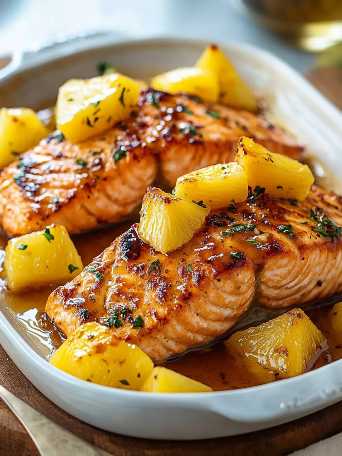Pineapple Glazed Salmon: Sweet, Savory Bliss for Dinner 4 Pineapple Glazed Salmon