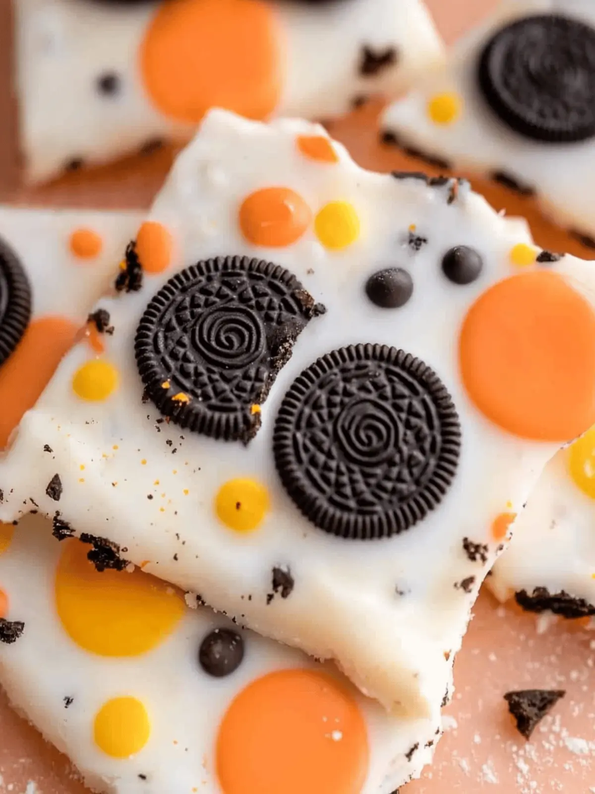 Delicious White Chocolate Halloween Oreo Bark You ll Love 2 White Chocolate Halloween Oreo Bark