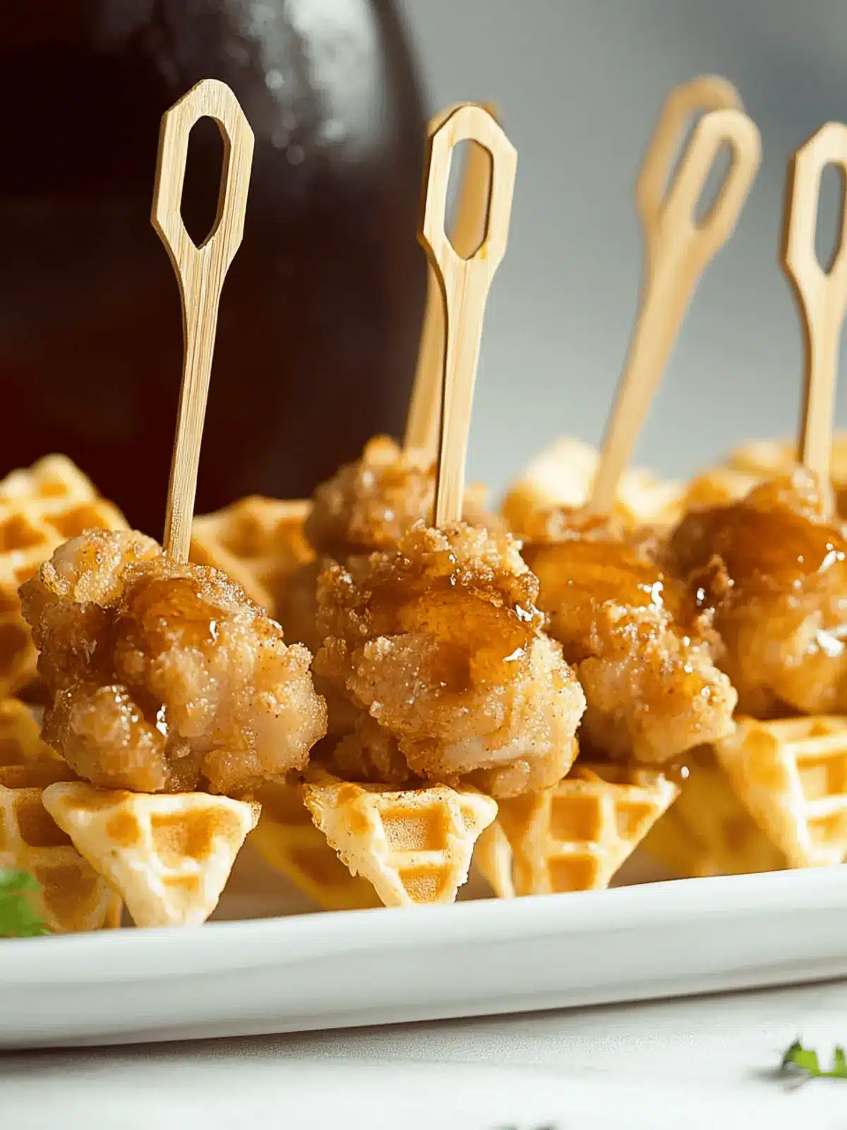 Chicken and Waffle Skewers: A Fun Twist on a Classic Favorite 3 Chicken and Waffle Skewers