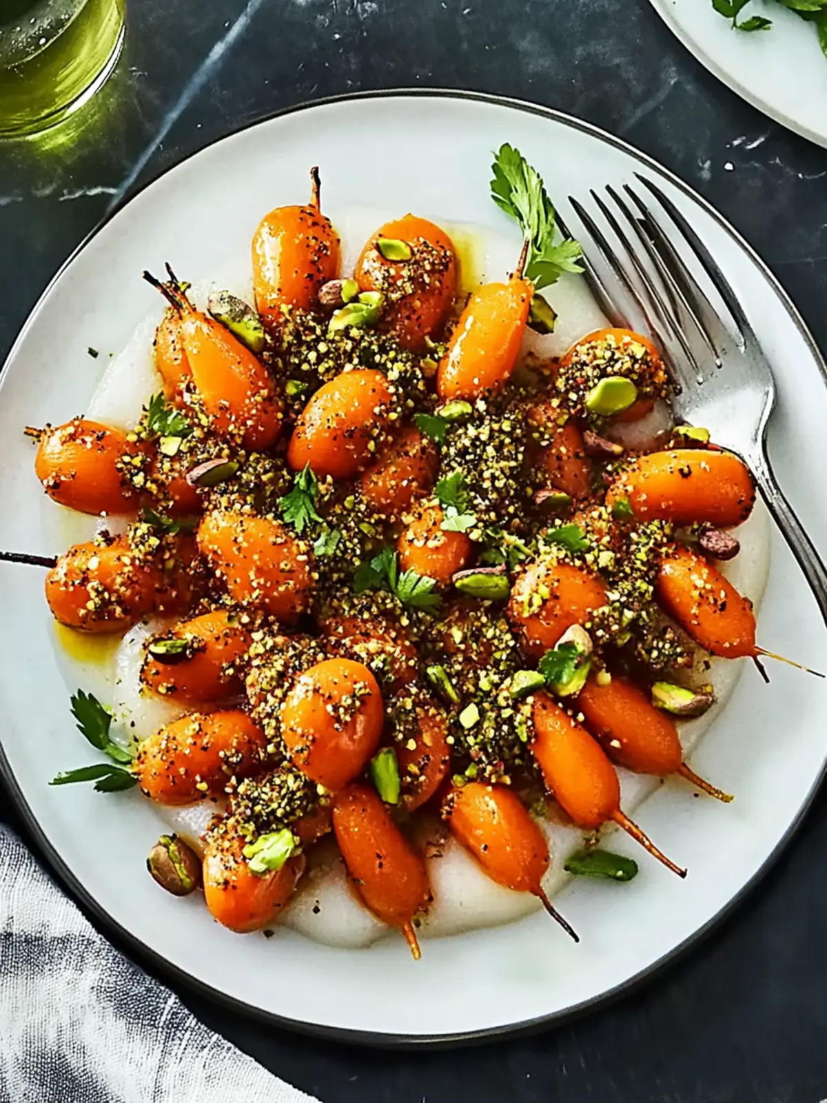Carrot Mochi with Pistachio Dukkah: A Crunchy Delight! 4 Carrot Mochi with Pistachio Dukkah