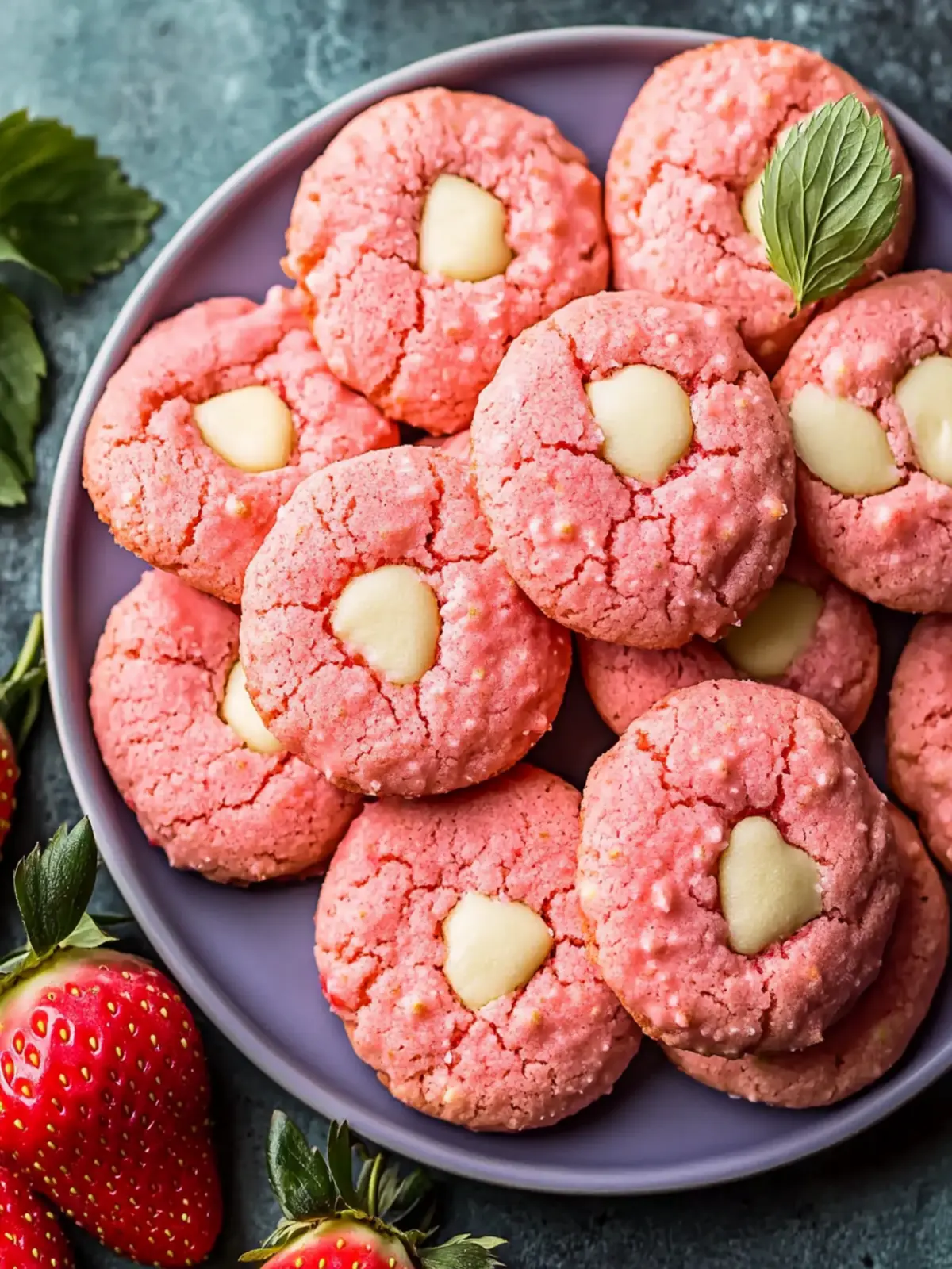 Strawberry Cookies