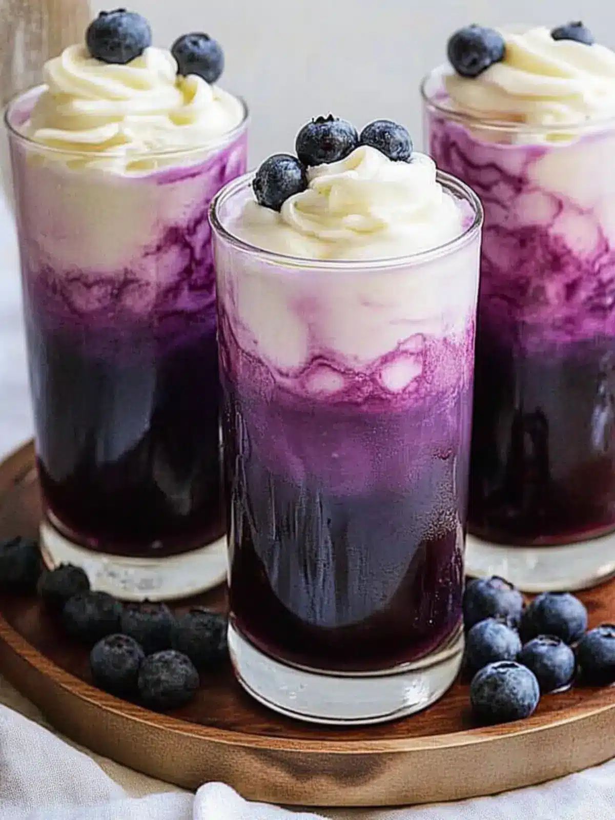 Blueberry Italian Cream Soda