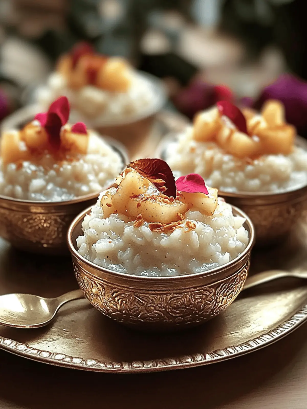 Delightful Custard Apple Rice Pudding Cups for Festive Joy 2 Custard Apple Rice Pudding