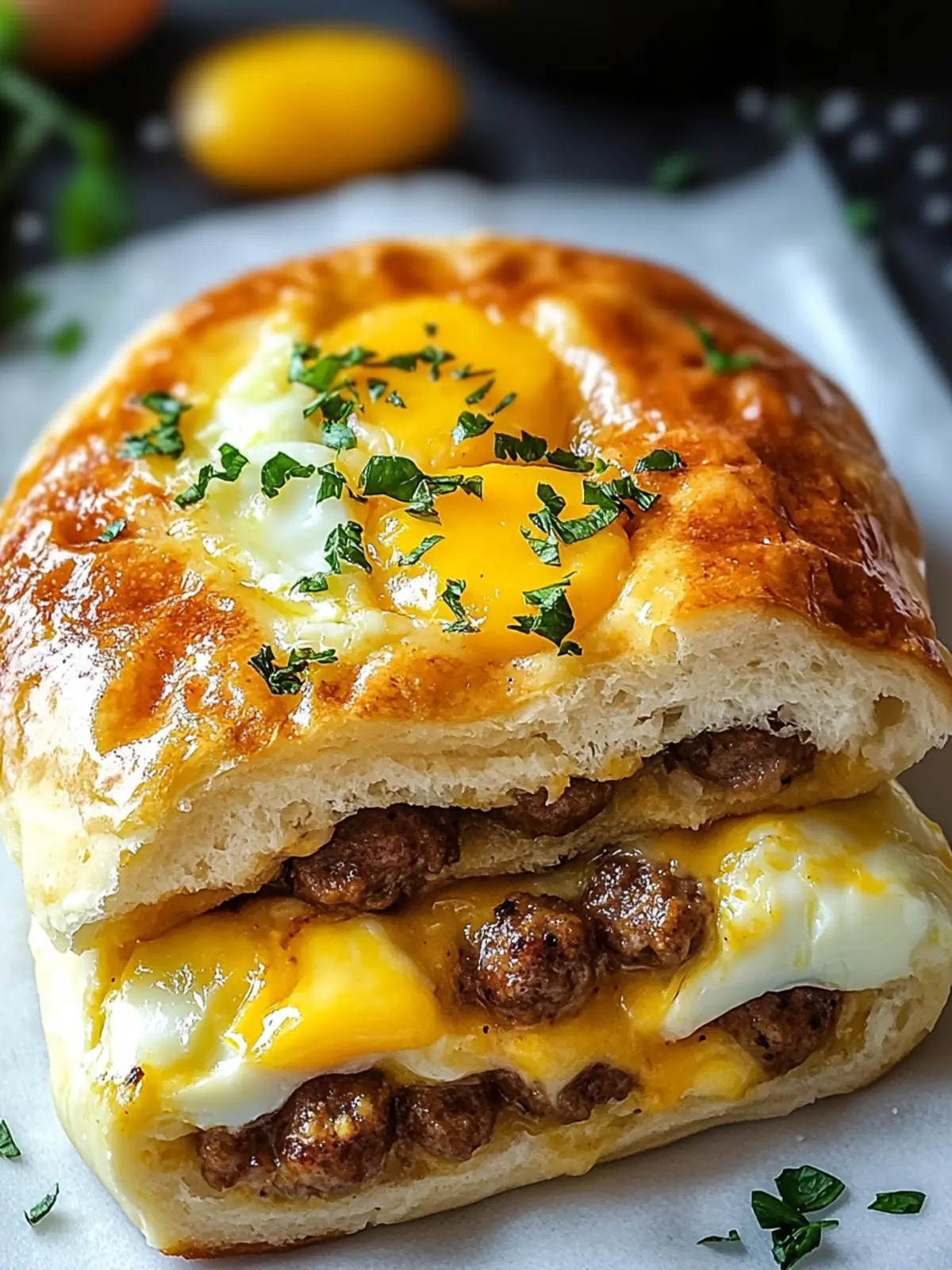 Sausage Egg and Cheese Breakfast Roll You ll Crave Every Morning 4 Sausage Egg and Cheese Breakfast Roll