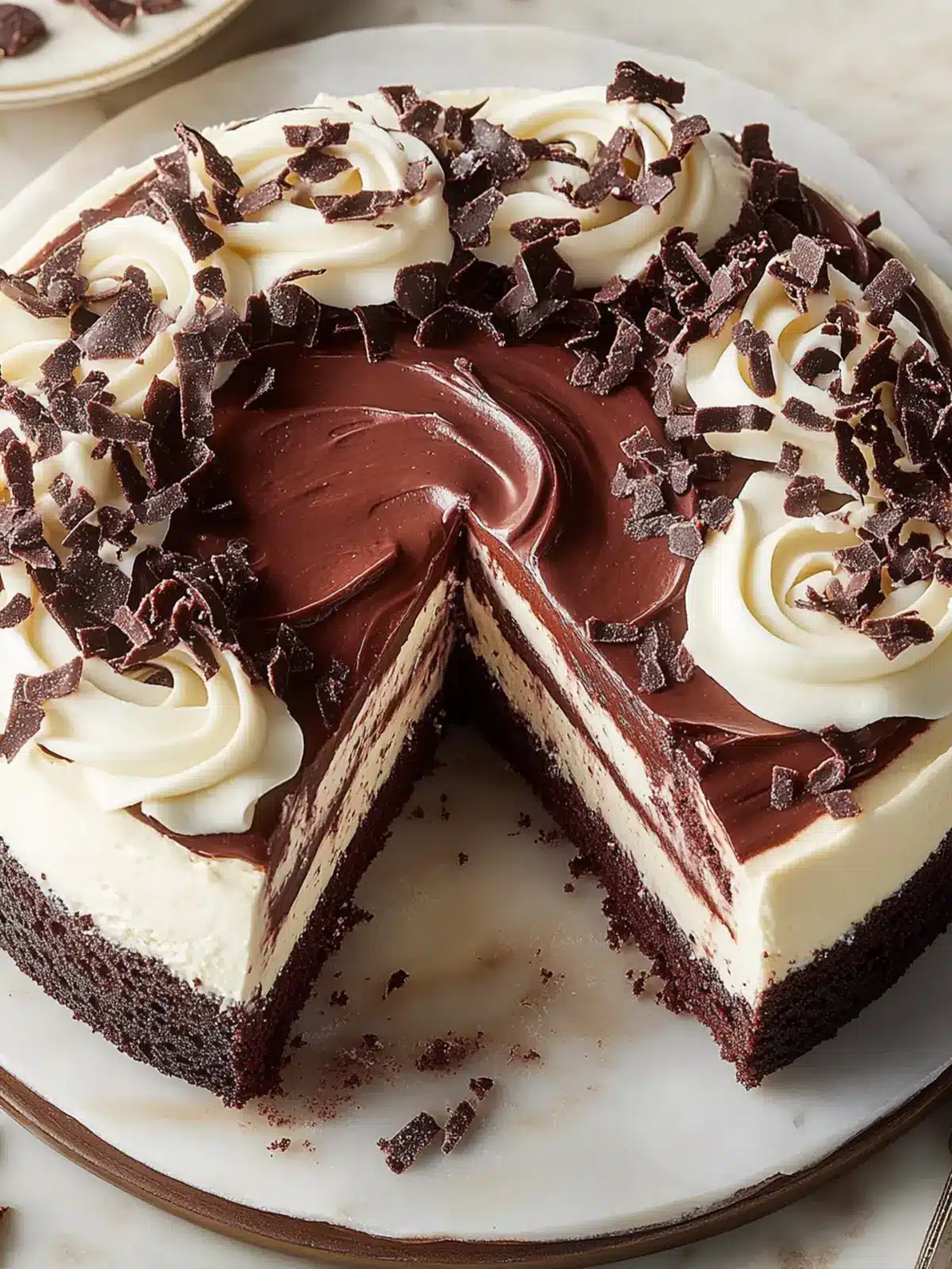 Olive Garden Black Tie Mousse Cake