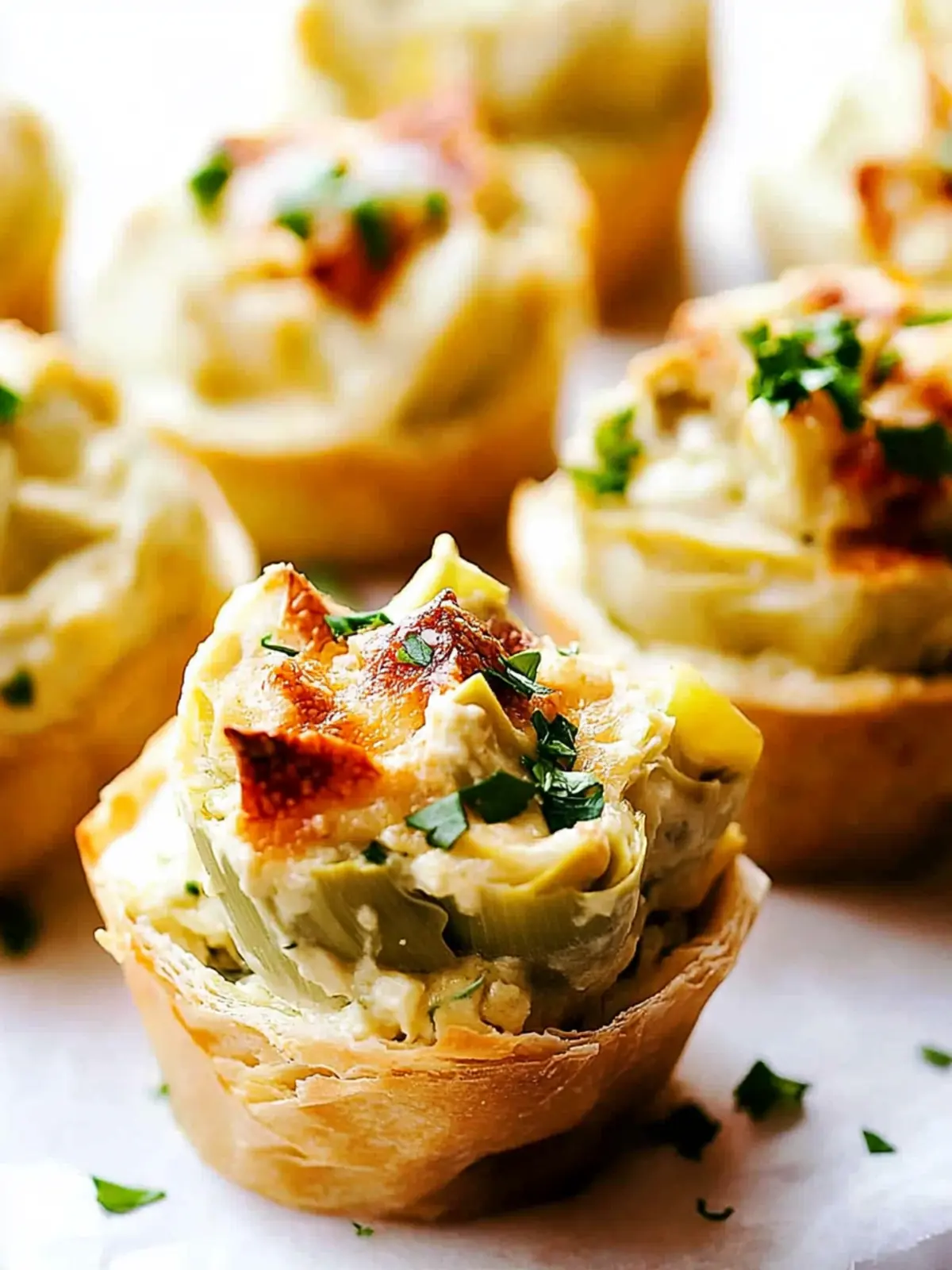 Artichoke Dip Bites