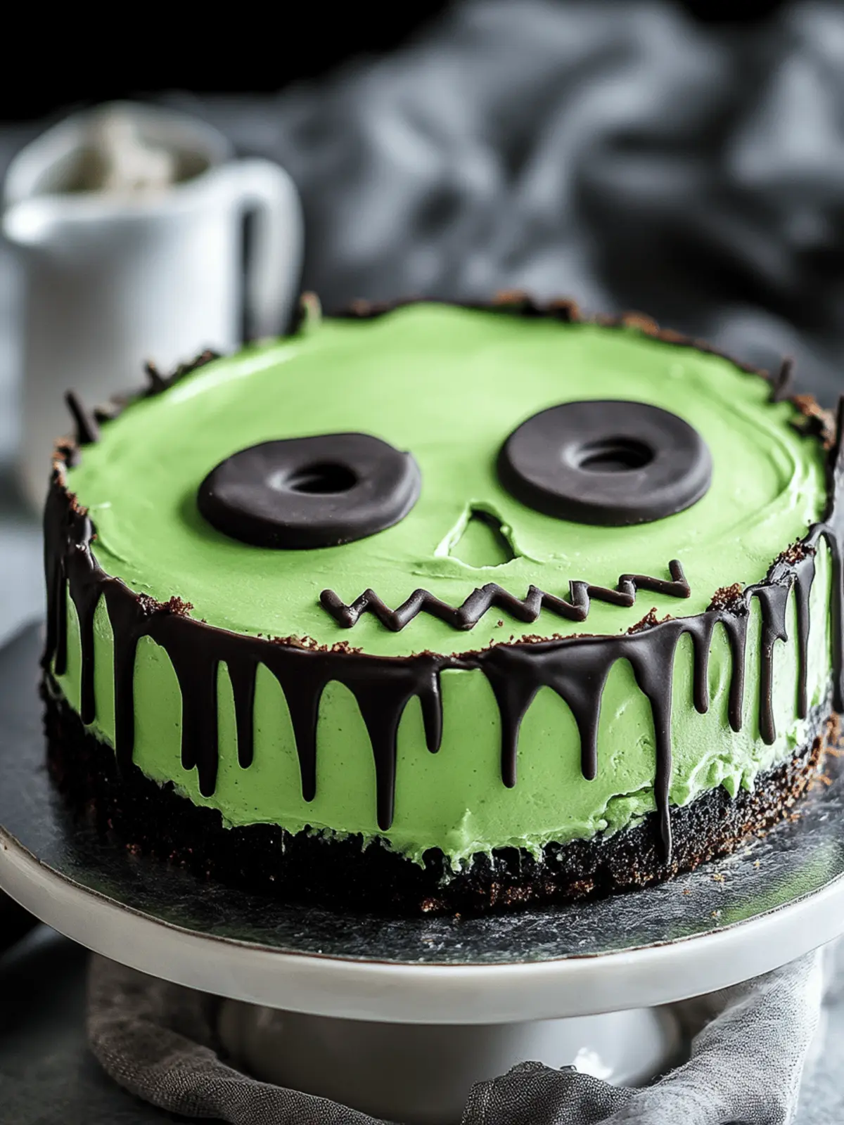 Frankenstein Cheesecake That Will Scare Up Sweet Cravings 2 Frankenstein Cheesecake